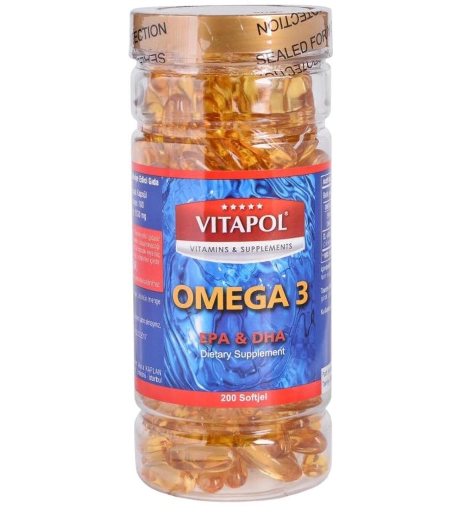 Vitapol Fish Oil 1000 Mg Omega 3 200