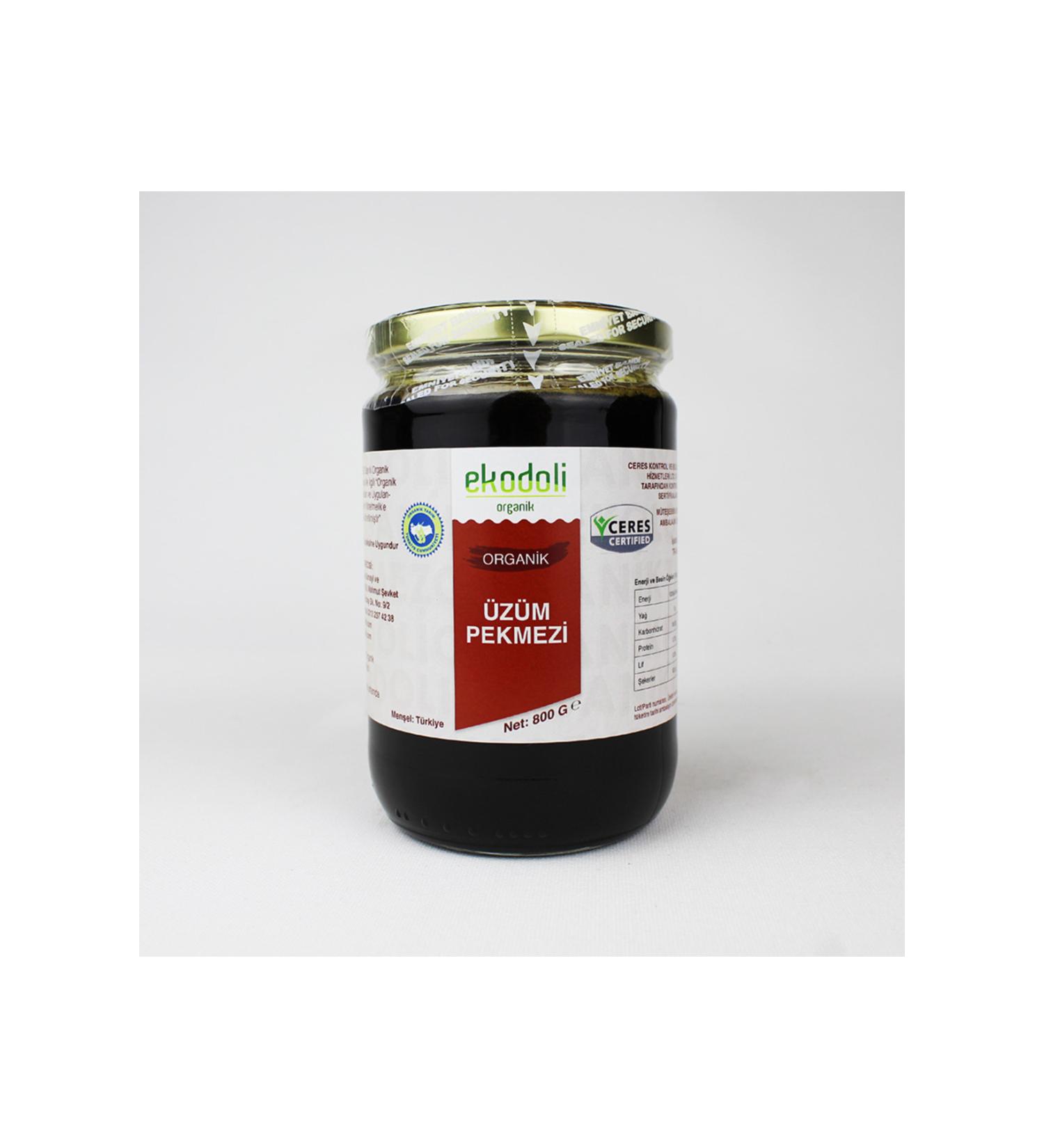 Ekodoli Organic Organic Grape Molasses 800 Gr