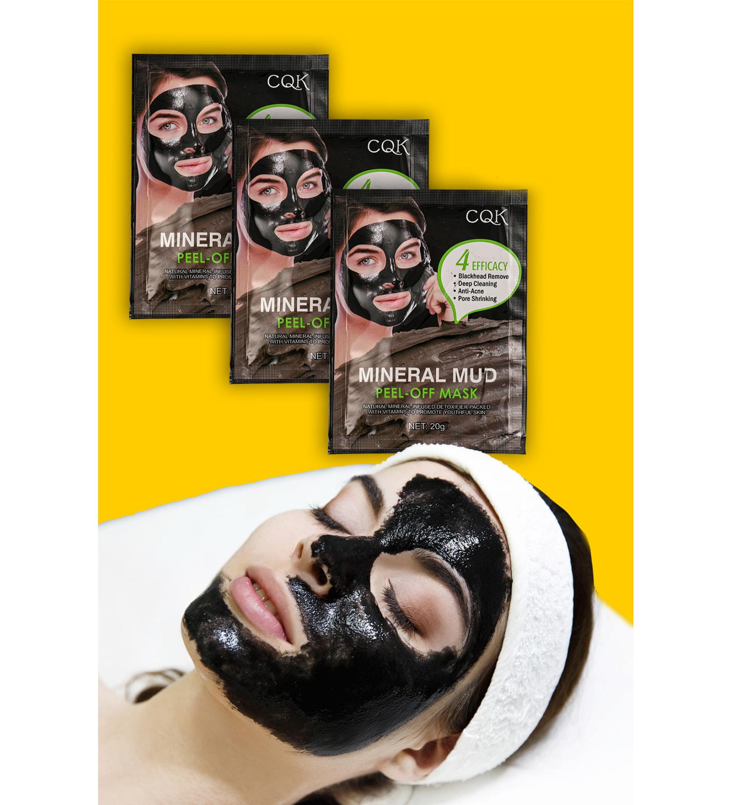 Dahaus 5 Pieces Blackhead Mask Mineral Mineral Mud Cure Spreadable Face Mask Xlm1318