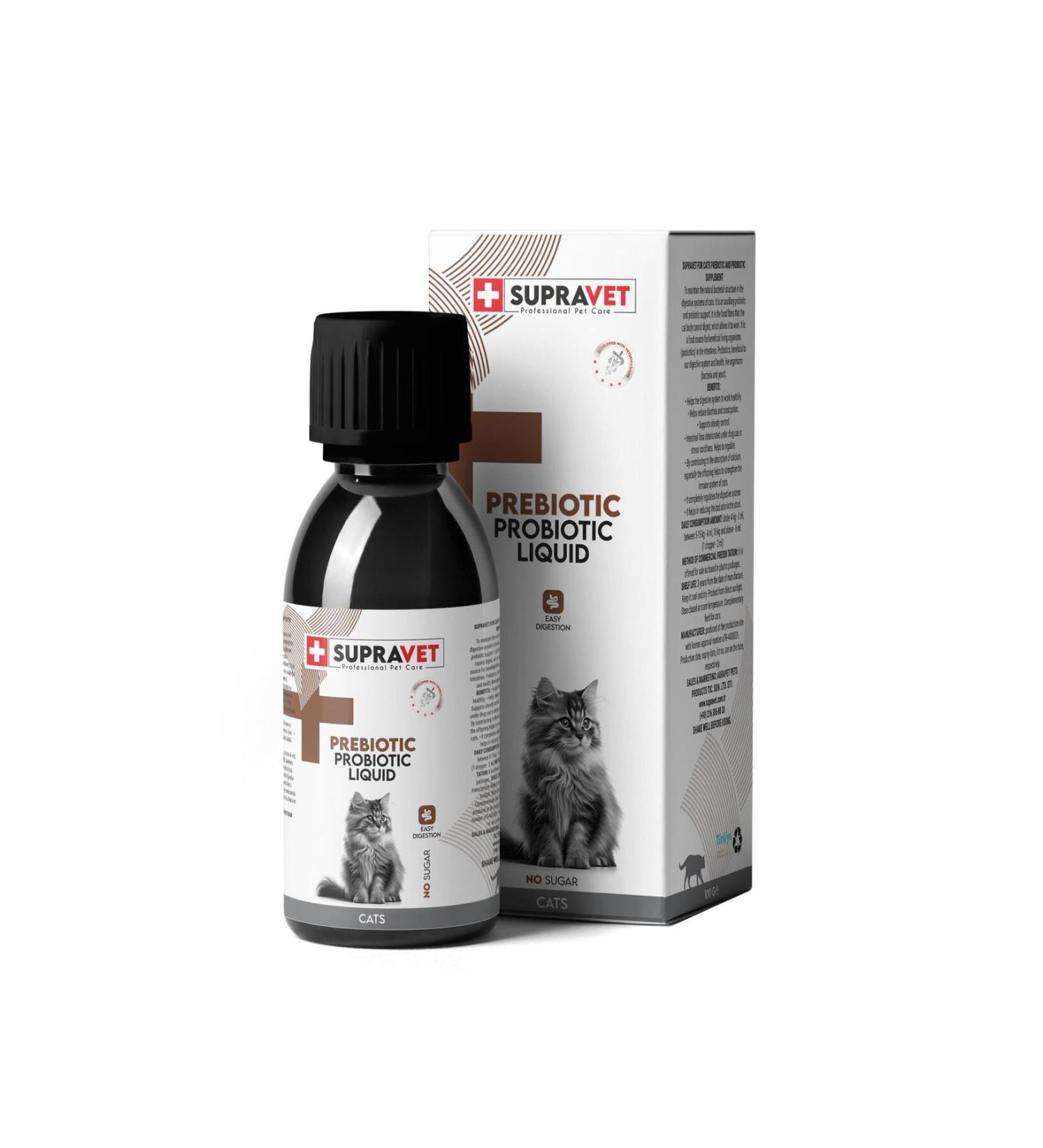 Supravet Liquid Prebiotic Supplement for Cats 100 ML