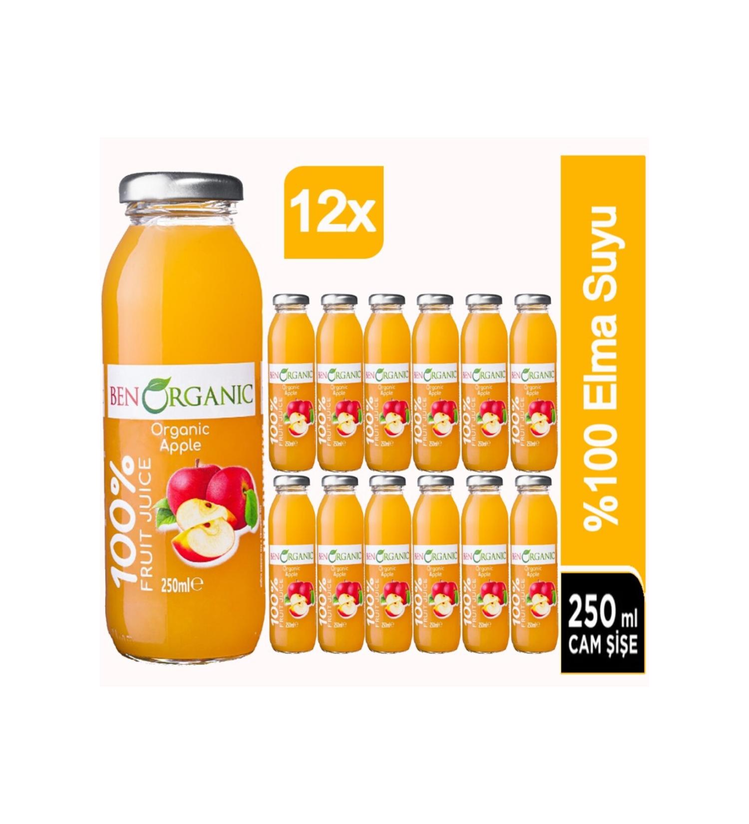 Benorganic Organic Apple Juice 12x250ml
