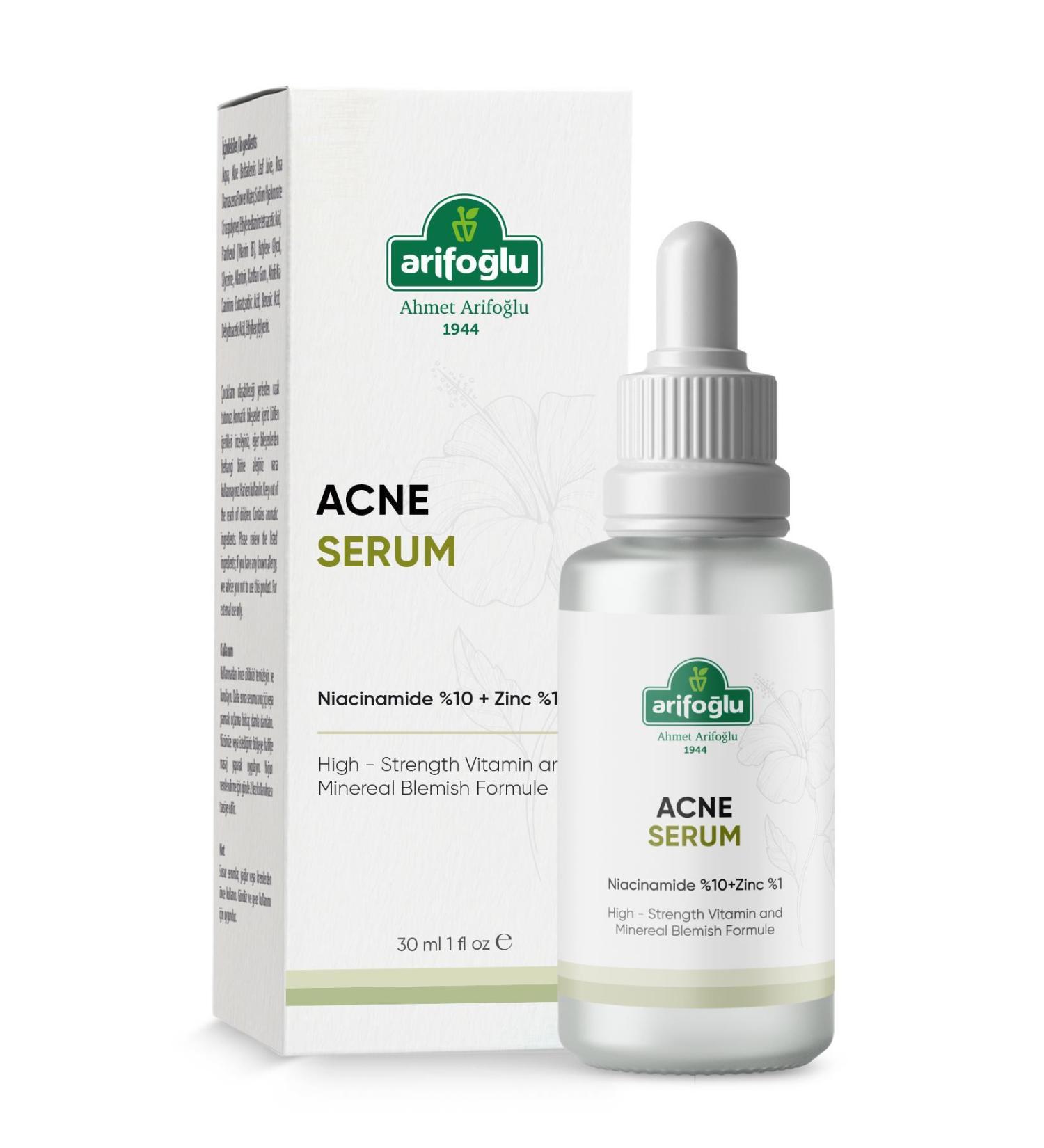 Arifo lu Anti-Acne Serum 30 ml (Helps Eliminate Acne Blackheads Redness Acne) Niacin - Buy Online on GoSupps.com
