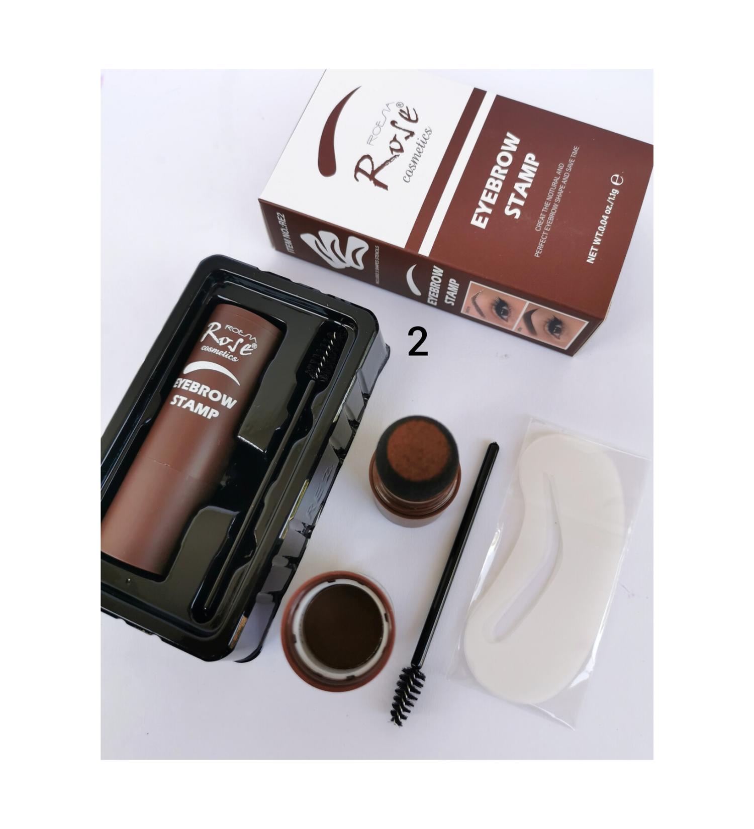 AILY COSMETICS Rose Eyebrow Stamp Eyebrow Powder Stamp and Shaping Kit