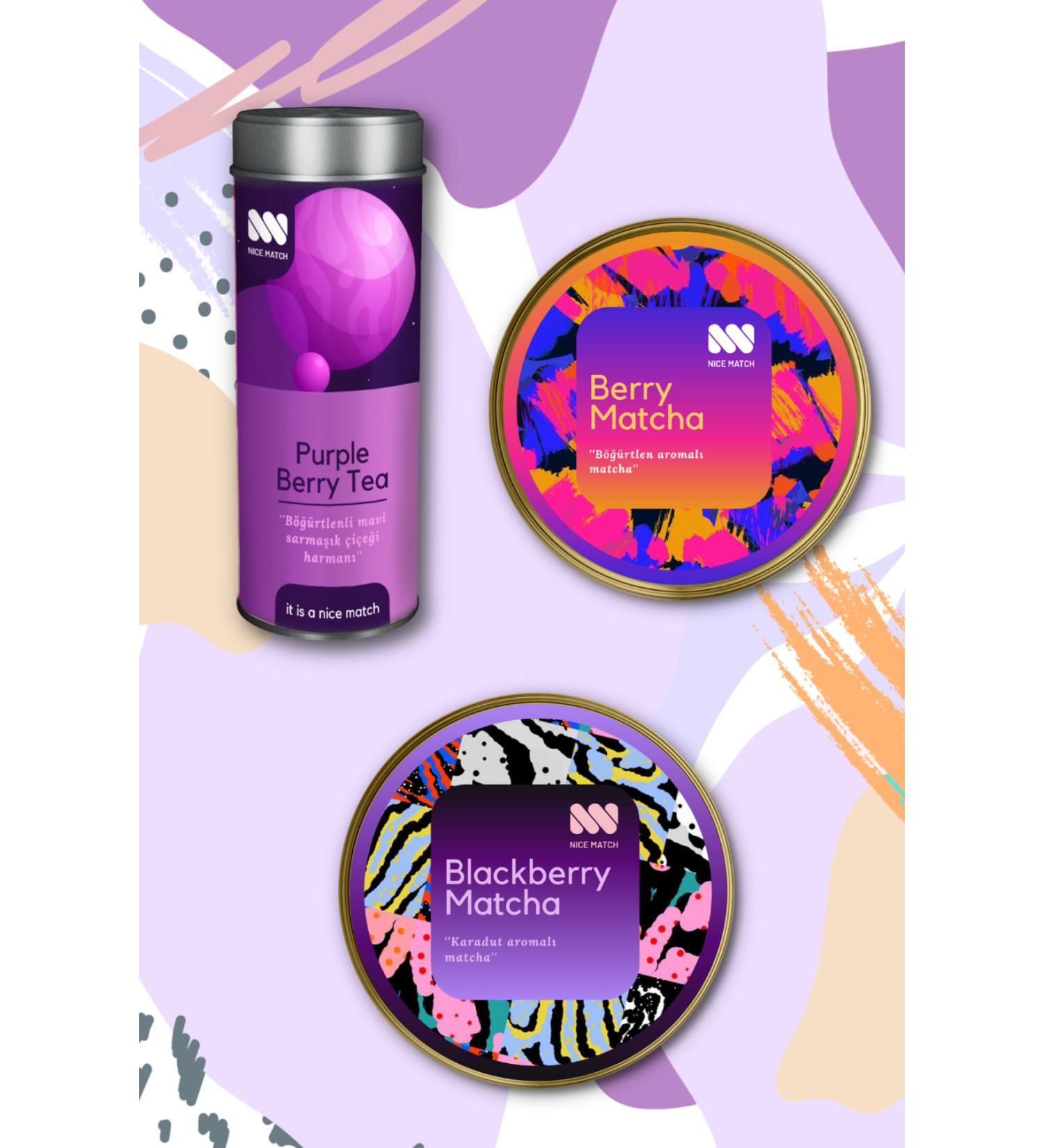 Nice Match Purple Set - Purple 3-Piece Tea Set - Buy Online on GoSupps.com