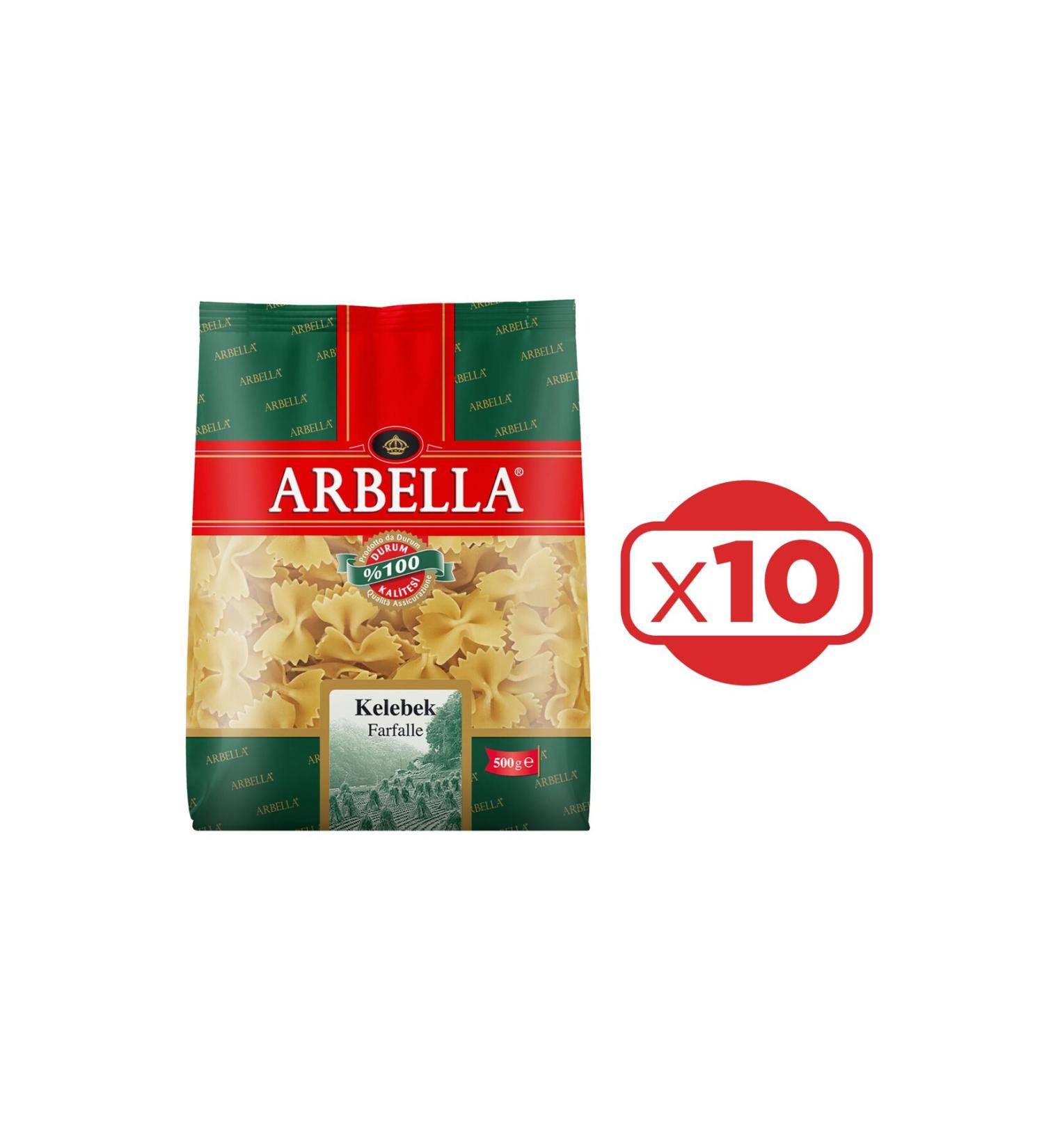 Arbella Butterfly Pasta 500 gr x 10 Pieces