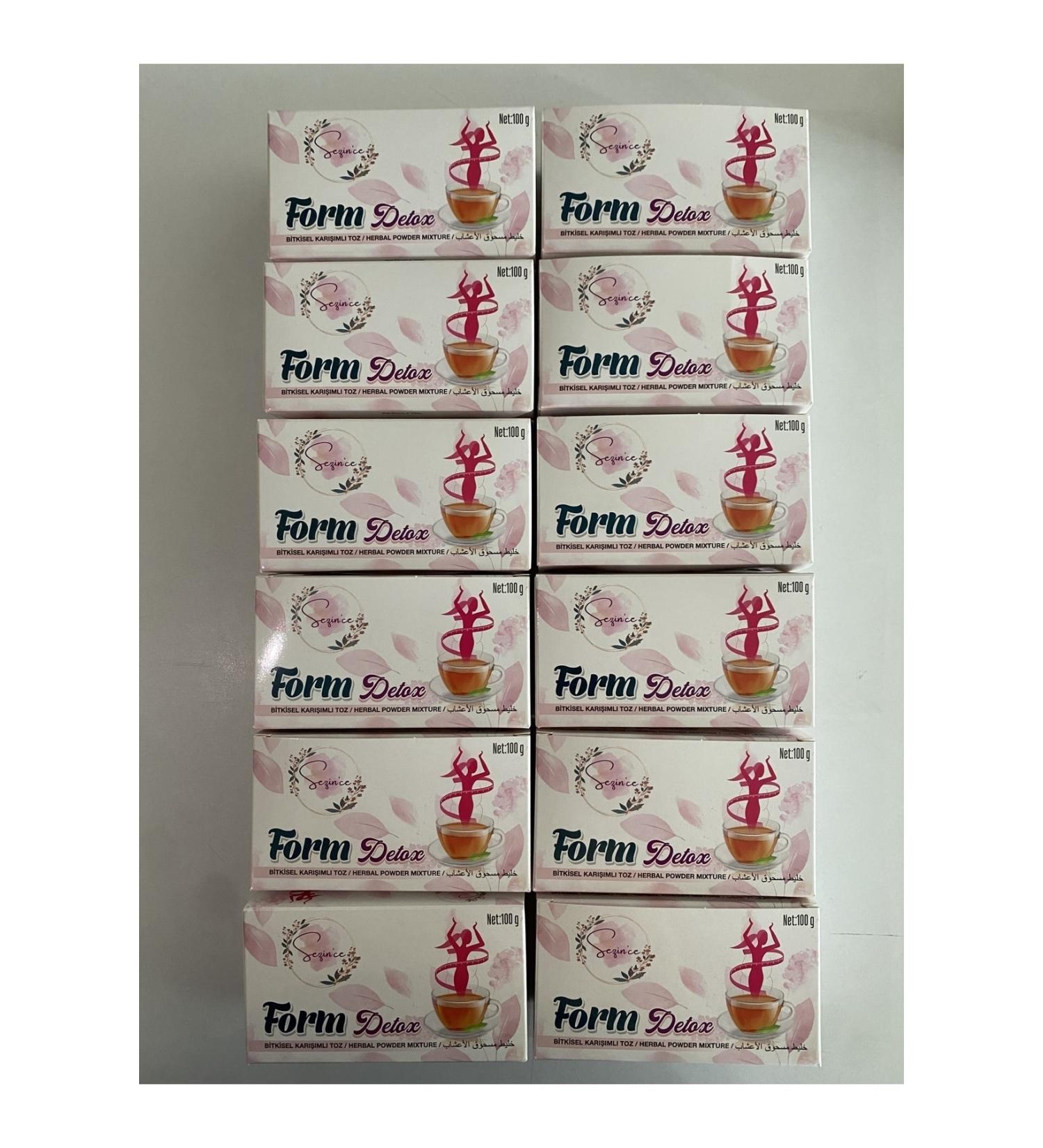 SEZ NCE Form Detox Herbal Mixed Powder 100 gr 12 Pieces