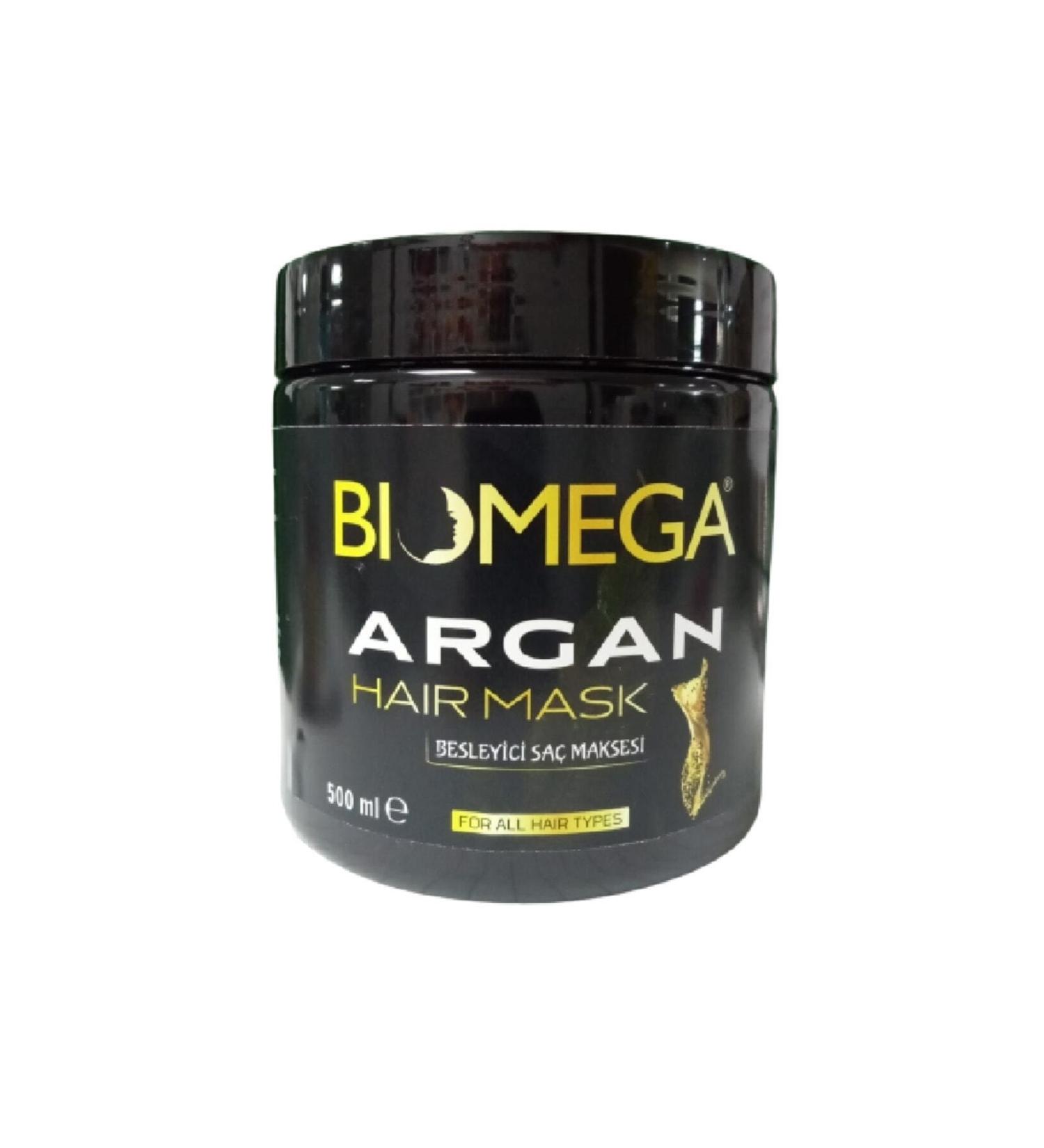 BIOMEGA Argan Hair Mask Nourishing Hair Mask 500 Ml