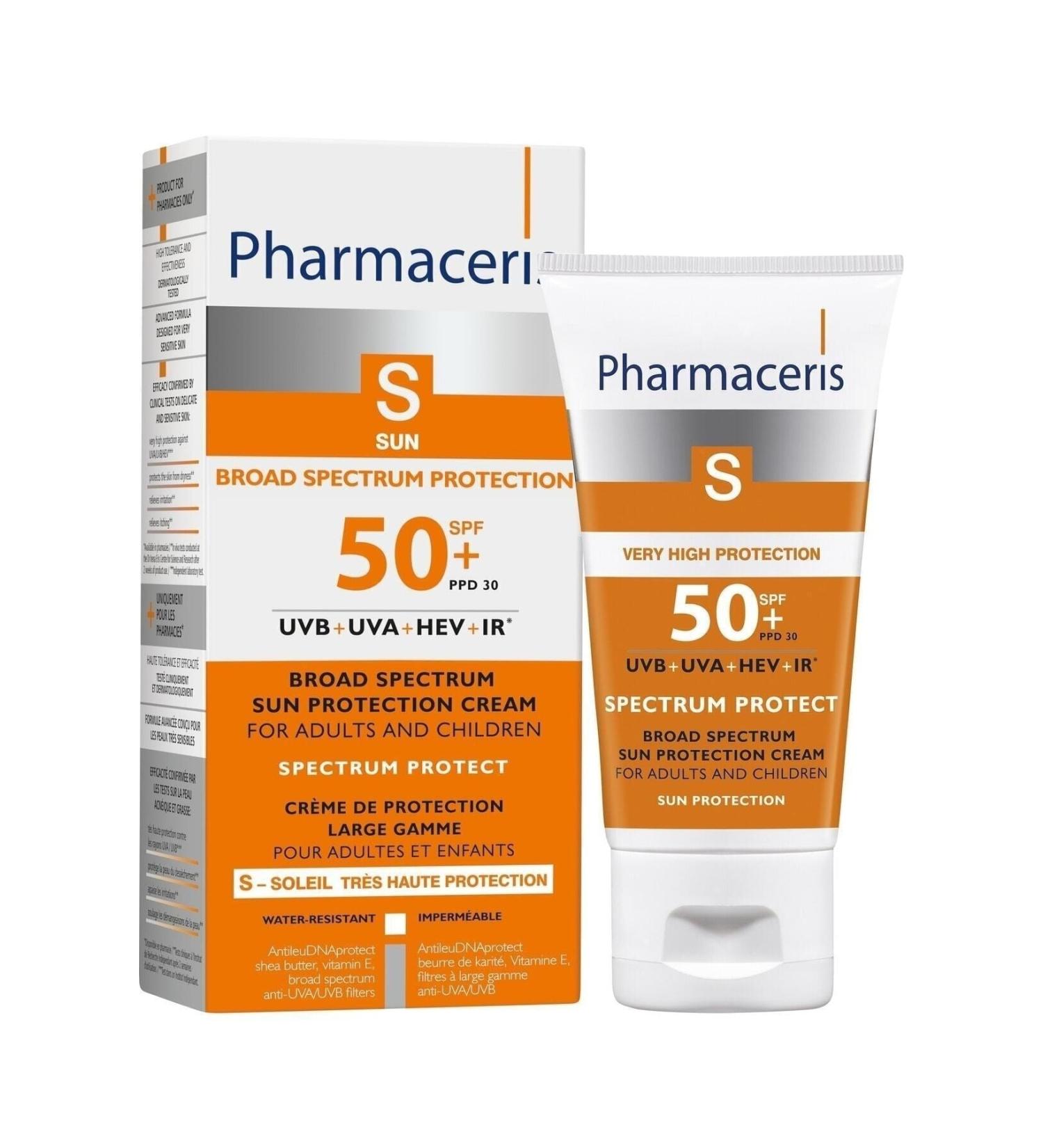Pharmaceris SPF 50+ Moisturizing and Nourishing Sun Cream for Children and Adults 50 ml..Sun.