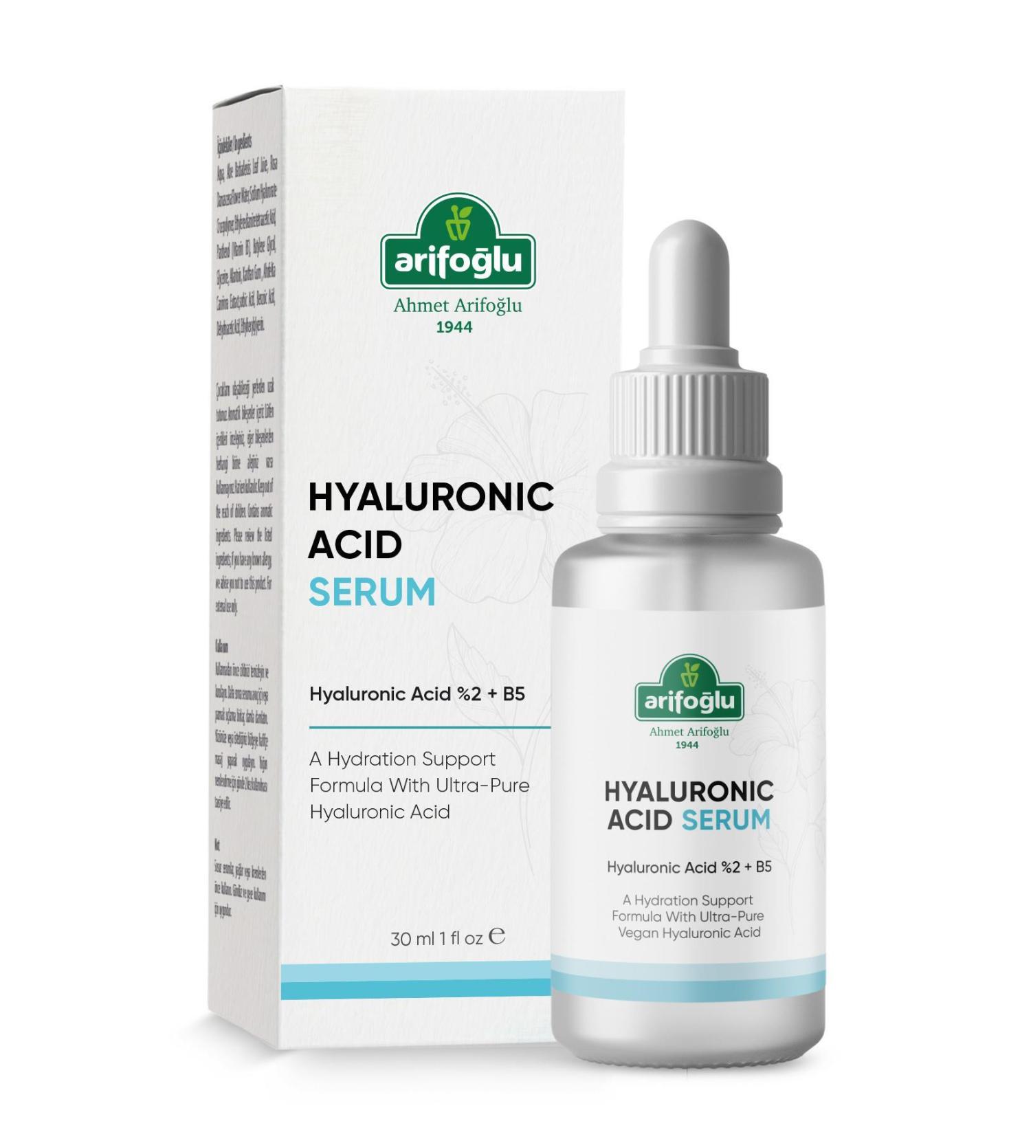 Arifo lu Hyaluronic Acid Serum 30 ml (Moisturizing Revitalizing Plumping) Hyaluronic Acid 2% - Buy Online on GoSupps.com