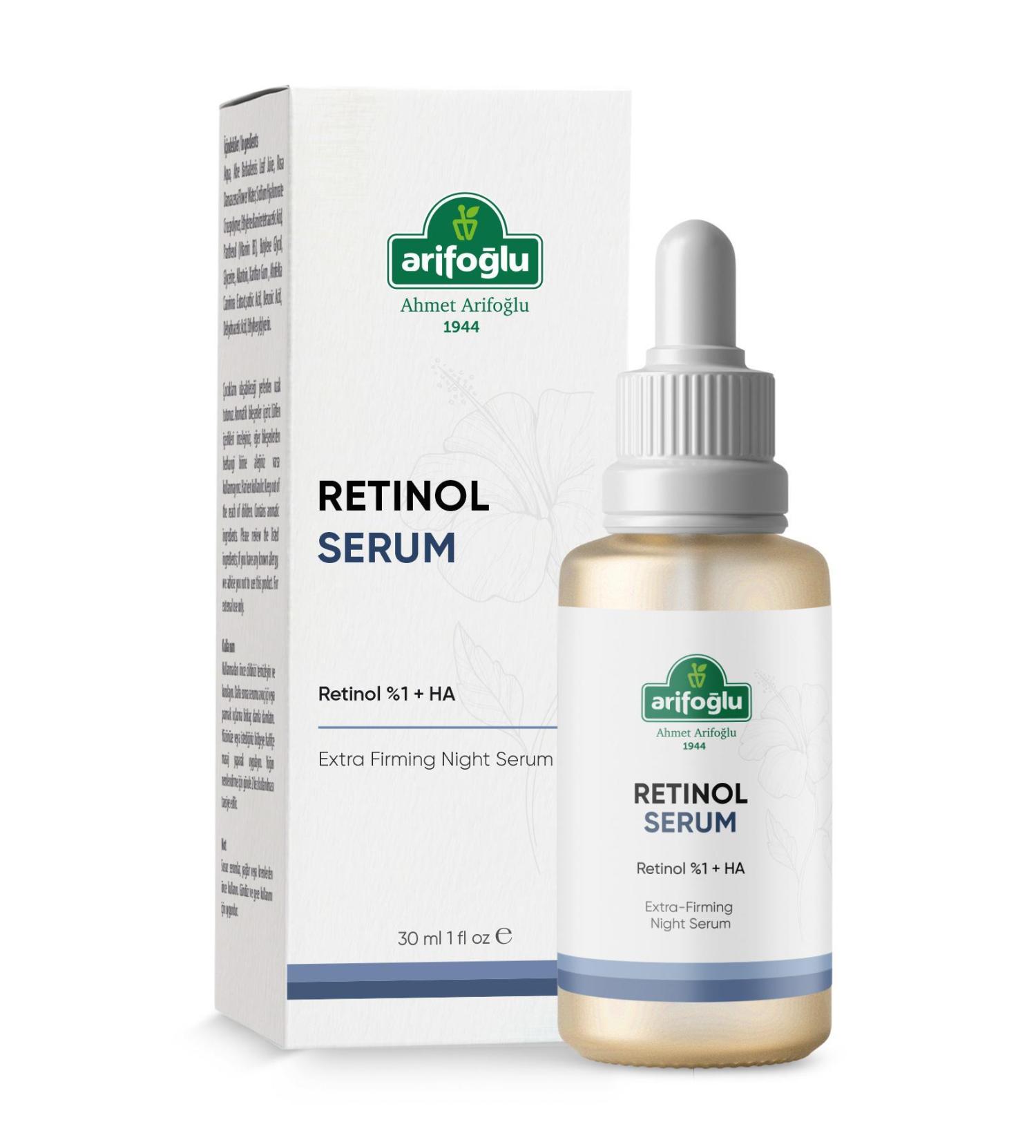 Arifo lu Anti-Wrinkle Repair Retinol (Vitamin A) Firming Night Serum 30 ml Retinol %1+H - Buy Online on GoSupps.com
