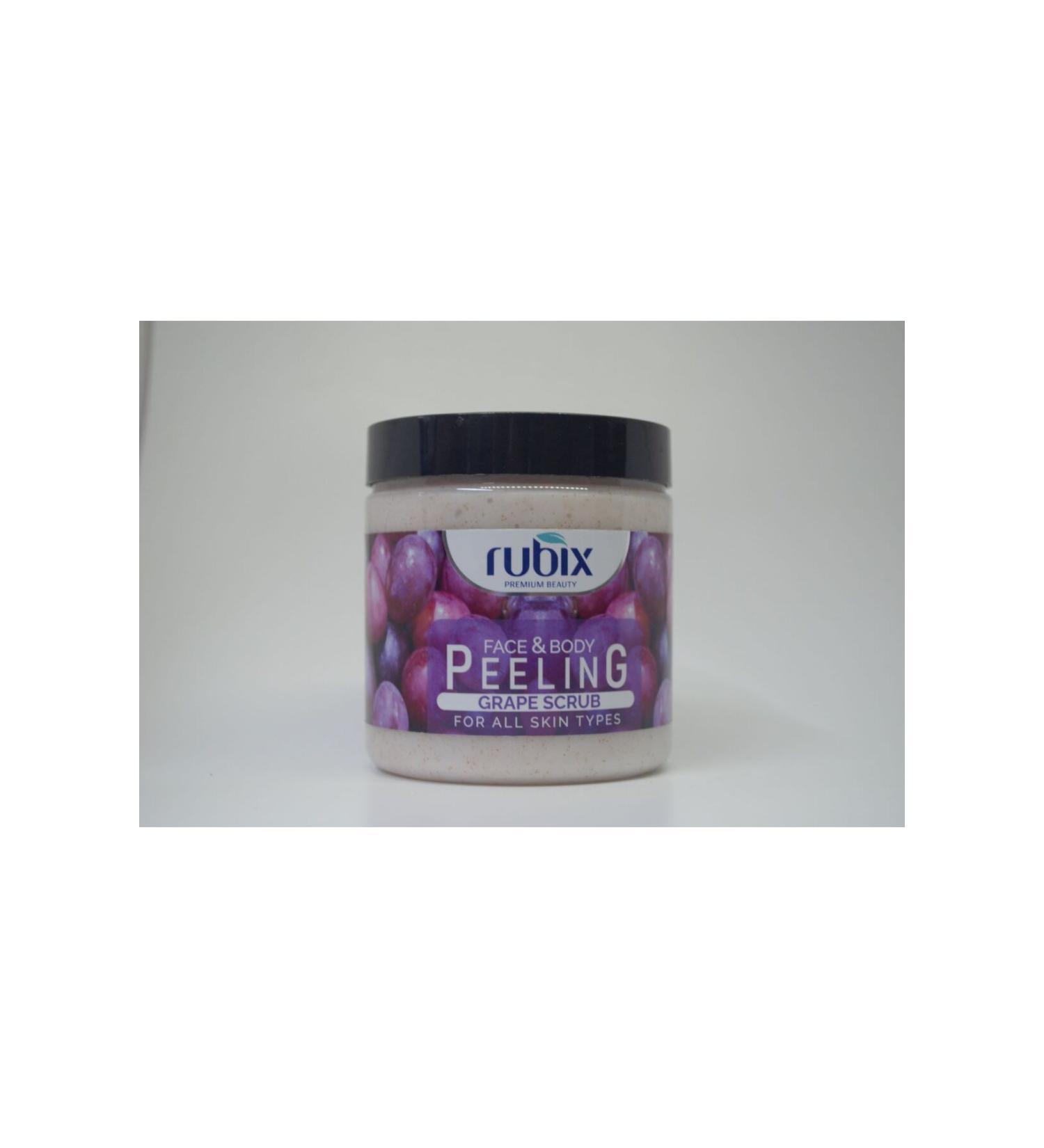Rubix PREMIUM BEAUTY FACE PEELING & BODY GRAPE SCRUB FOR ALL SKIN TYPES 500 Ml
