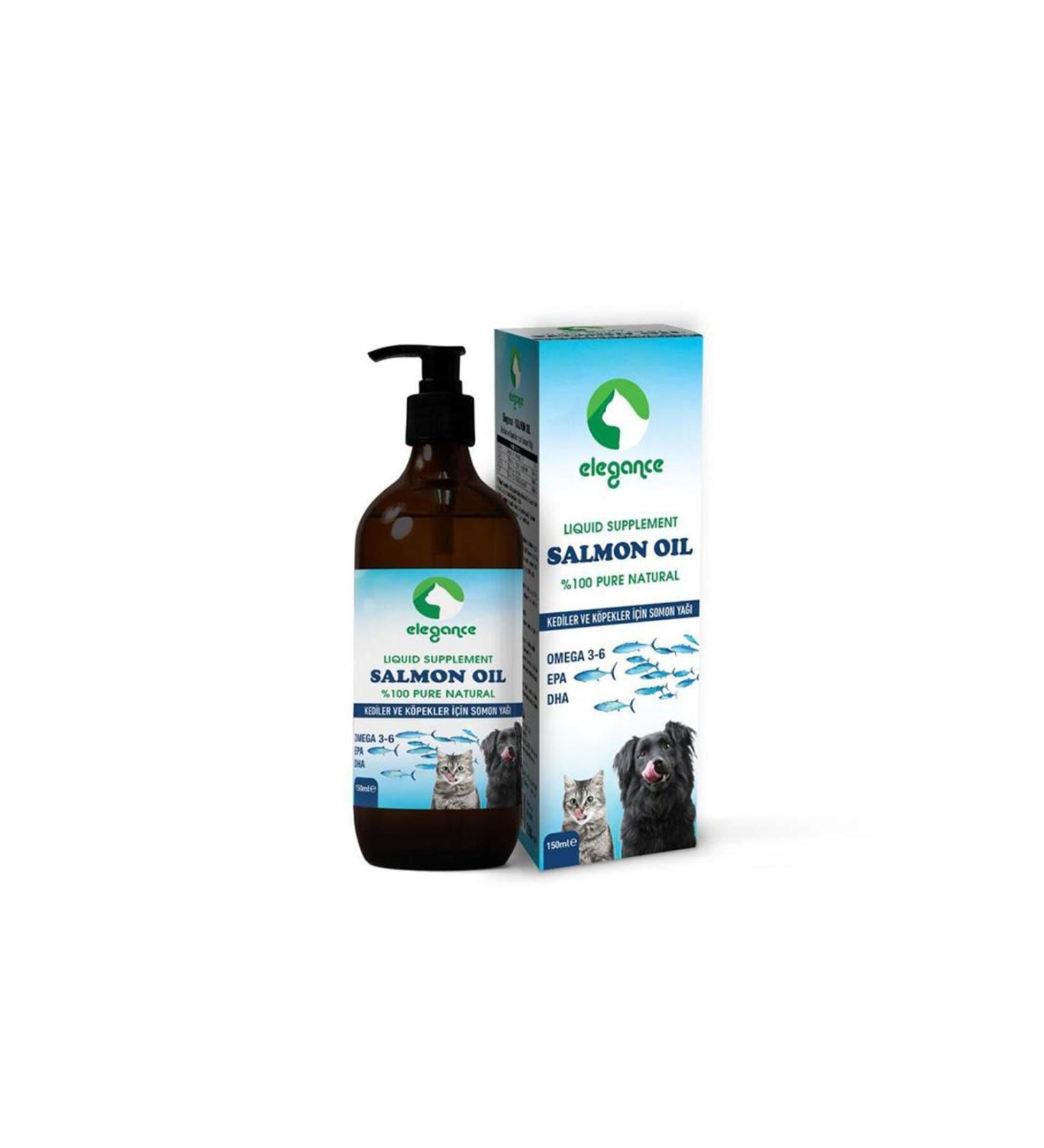 Elegance Salmon Oil for Cats and Dogs 150ml