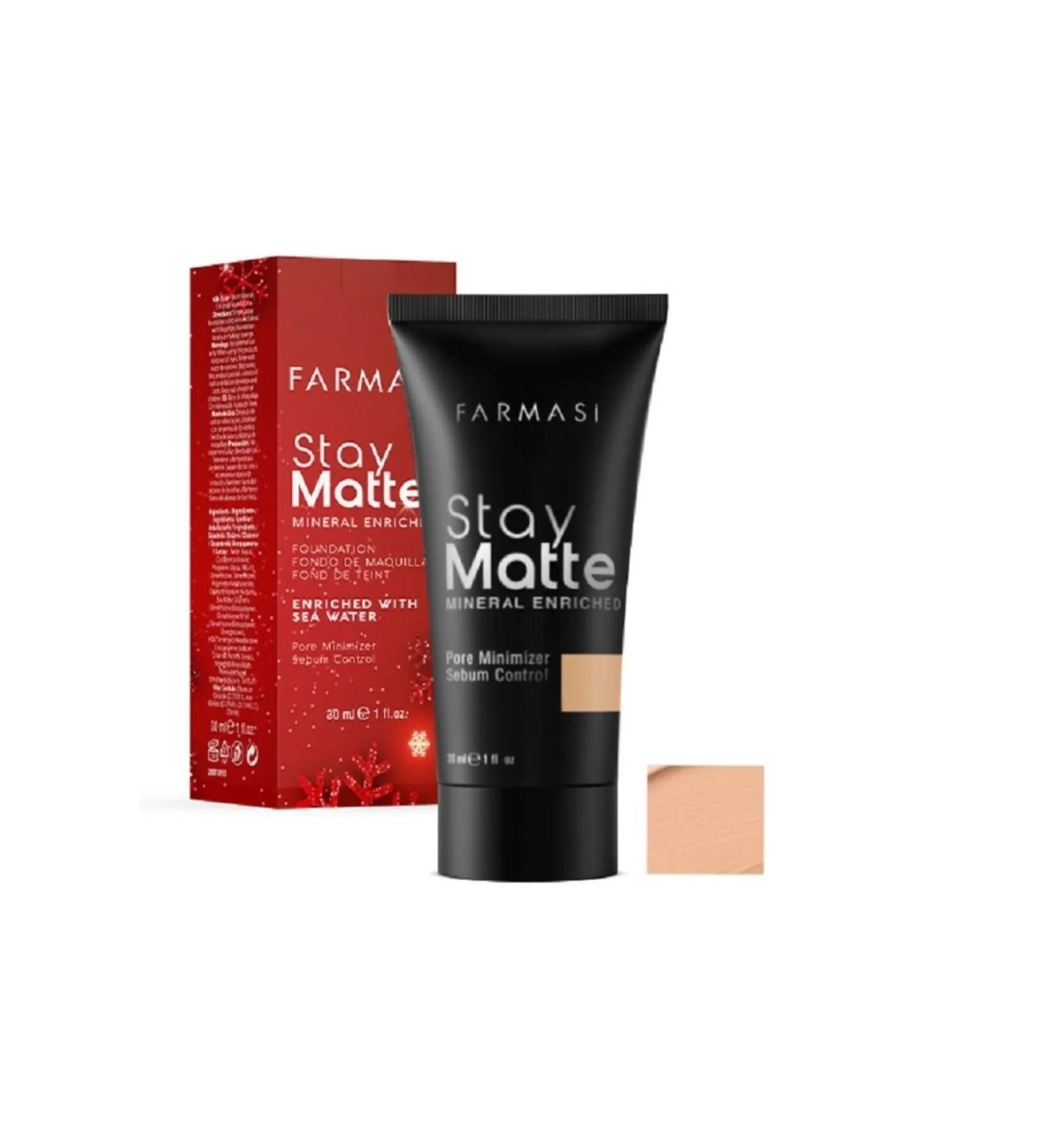 Farmasi STAY MATTE FOUNDATION 04 SAND BEIGE