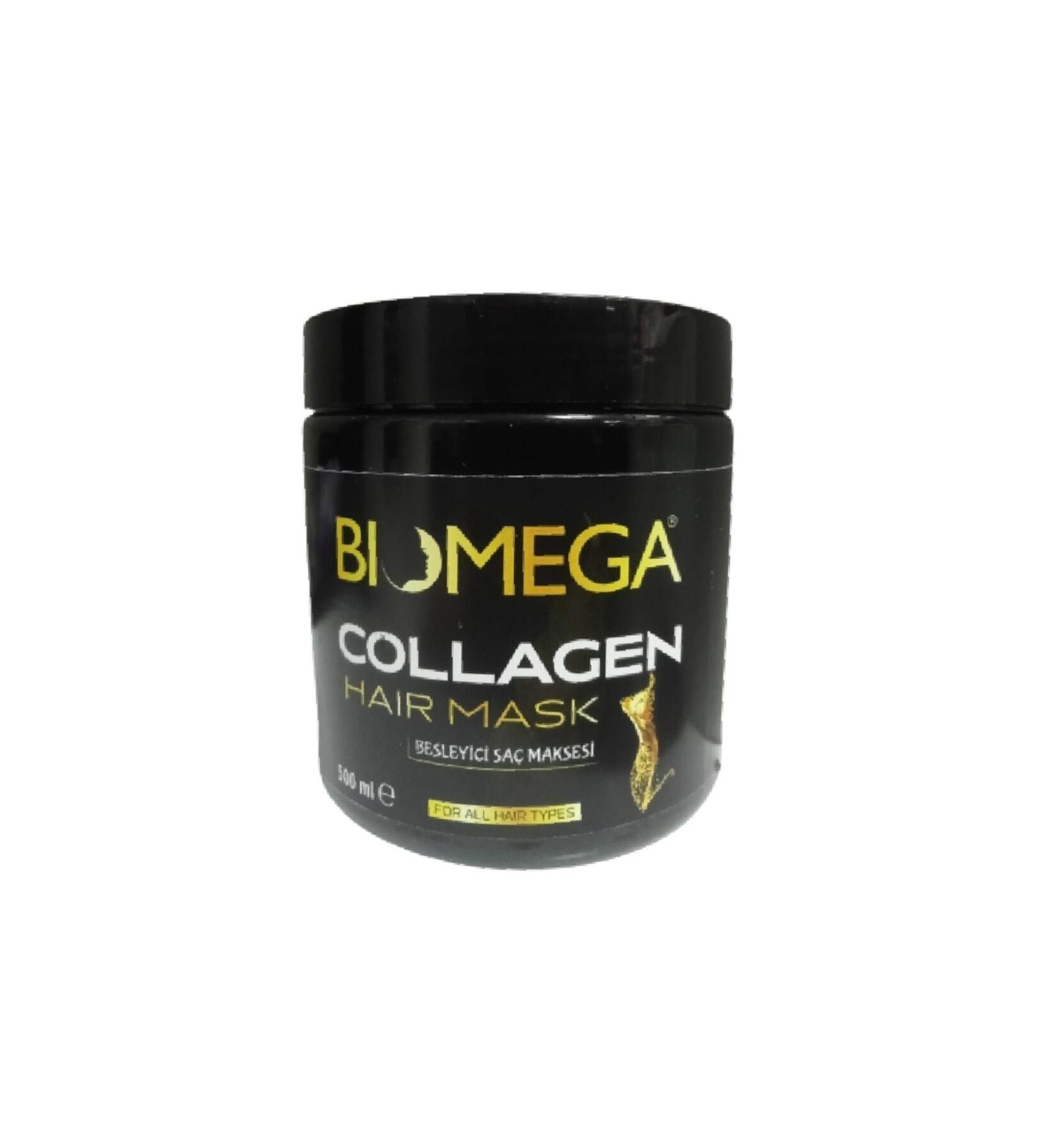 BIOMEGA Collagen Hair Mask Nourishing Hair Mask 500 Ml