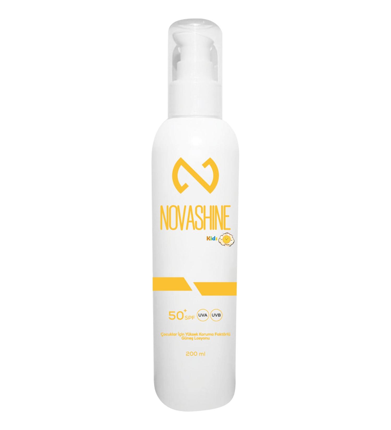 Novashine High Protection Factor Sun Lotion for Children 200 ml Sun Cream Sun Cream