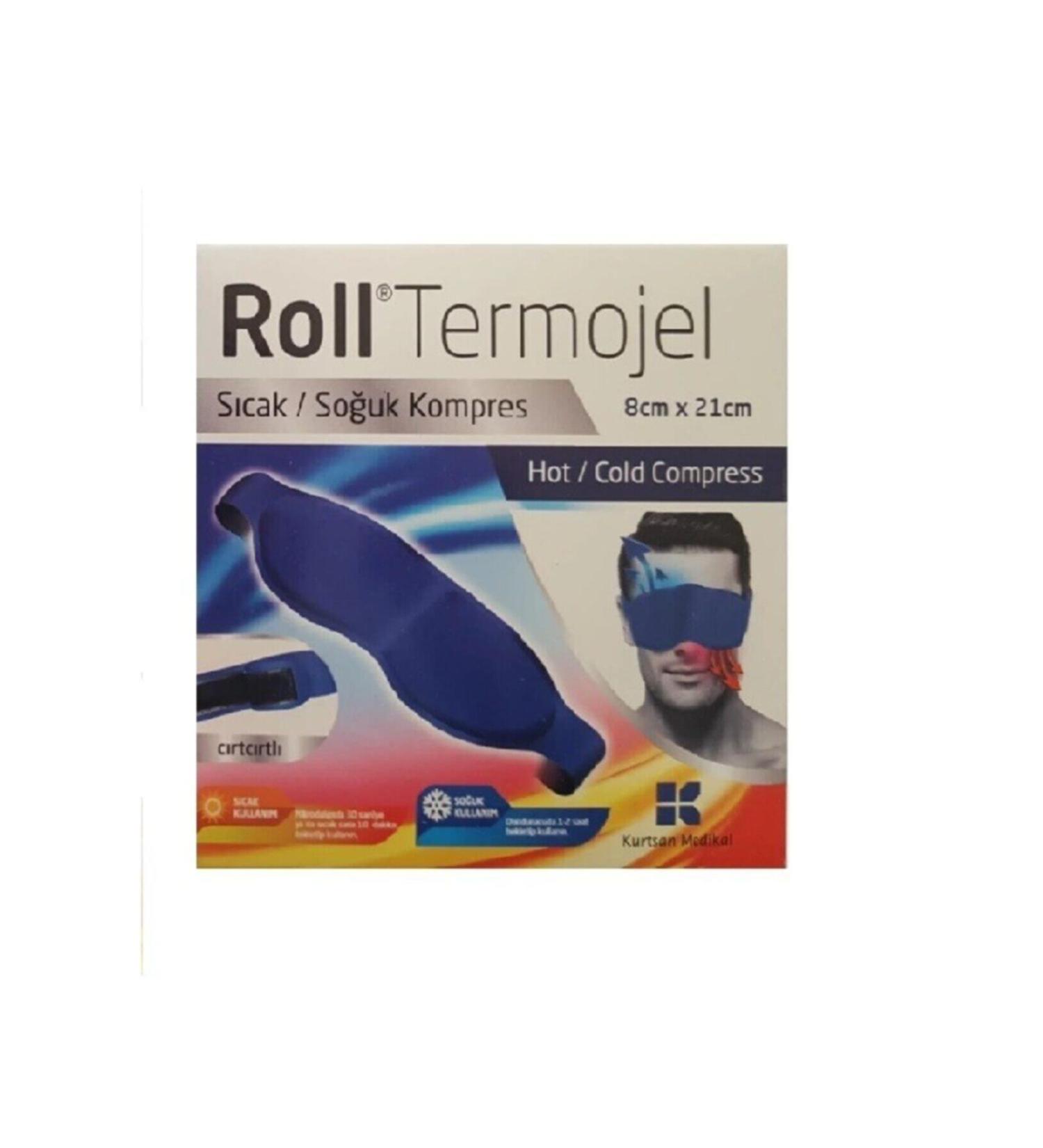 Roll Thermogel Cold and Hot Compress for Eyes 8 X 21 Cm