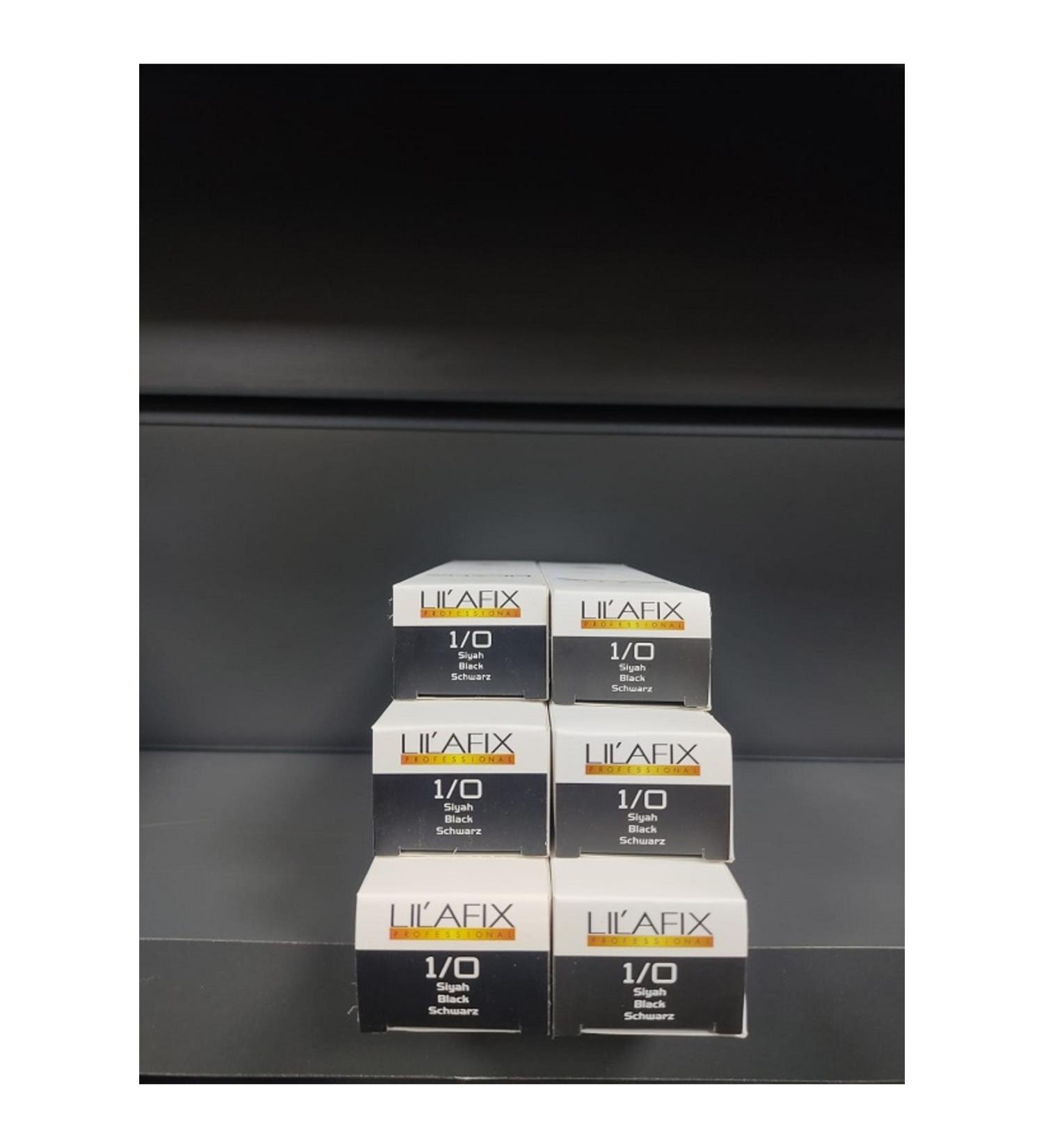 Lilafix Black Cream Hair Dye 1.0 _60mlx6pcs..BIGUZELL K16080036