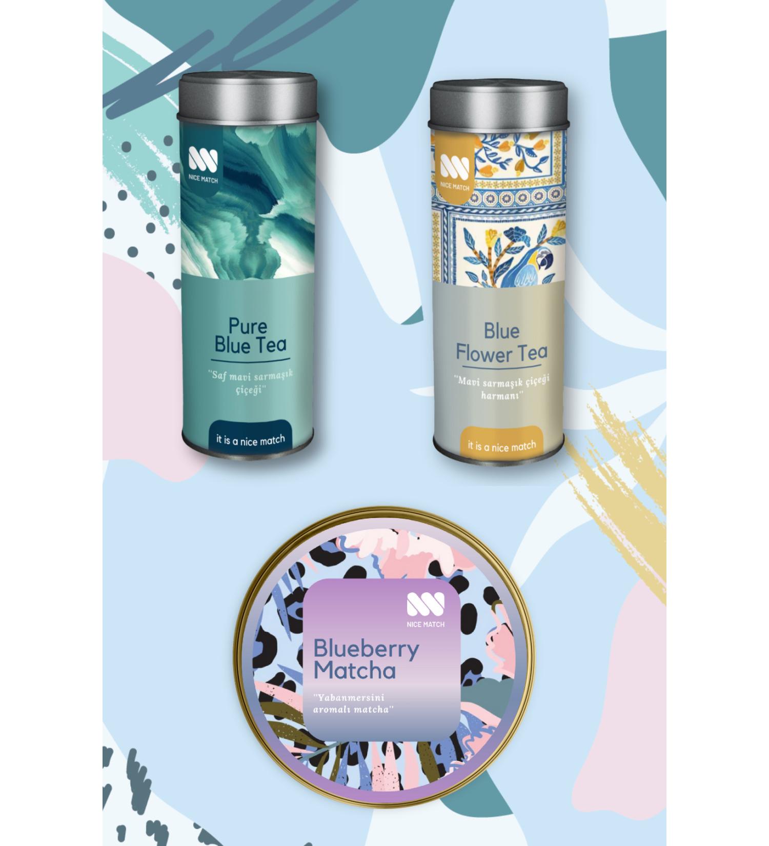 Nice Match Blue Tea and Matcha Set - Buy Online on GoSupps.com