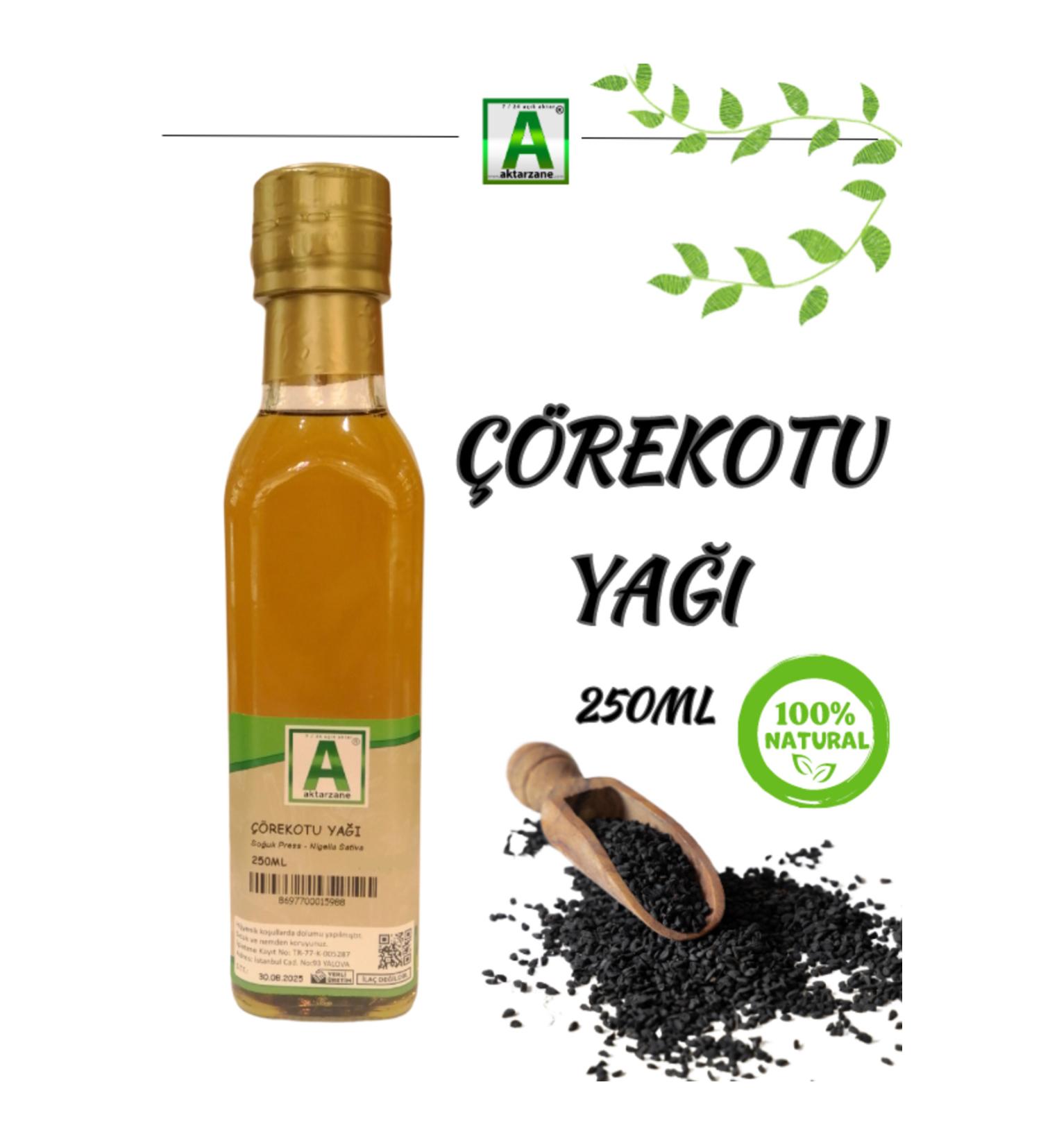 Aktarzane Cold Pressed Black Cumin Oil 250 ml