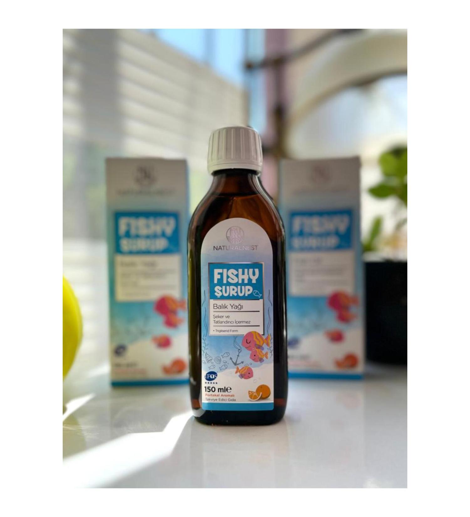 Natural Nest Fish Syrup Fish Oil 150 ml