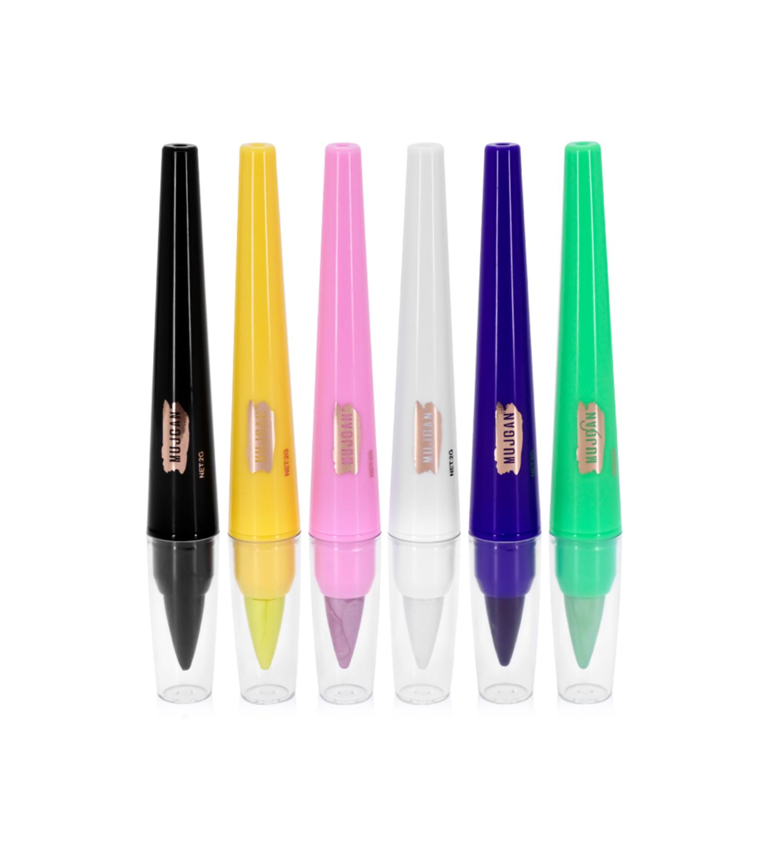 MUJGAN 6-Piece Glitter Cream Eyeliner Set - Buy Online on GoSupps.com