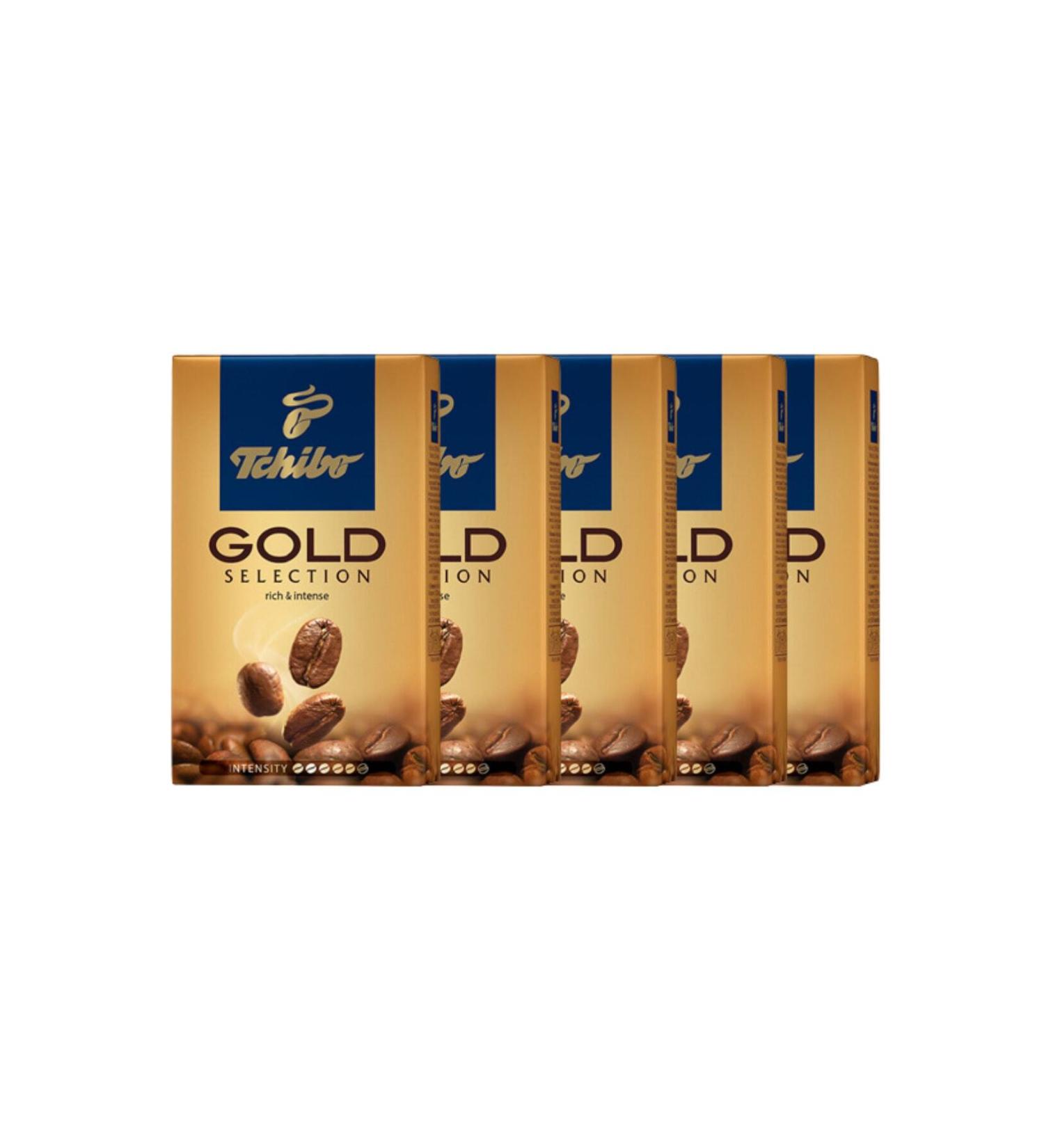 Tchibo Gold Selection Ground Filter Coffee 5x250 g
