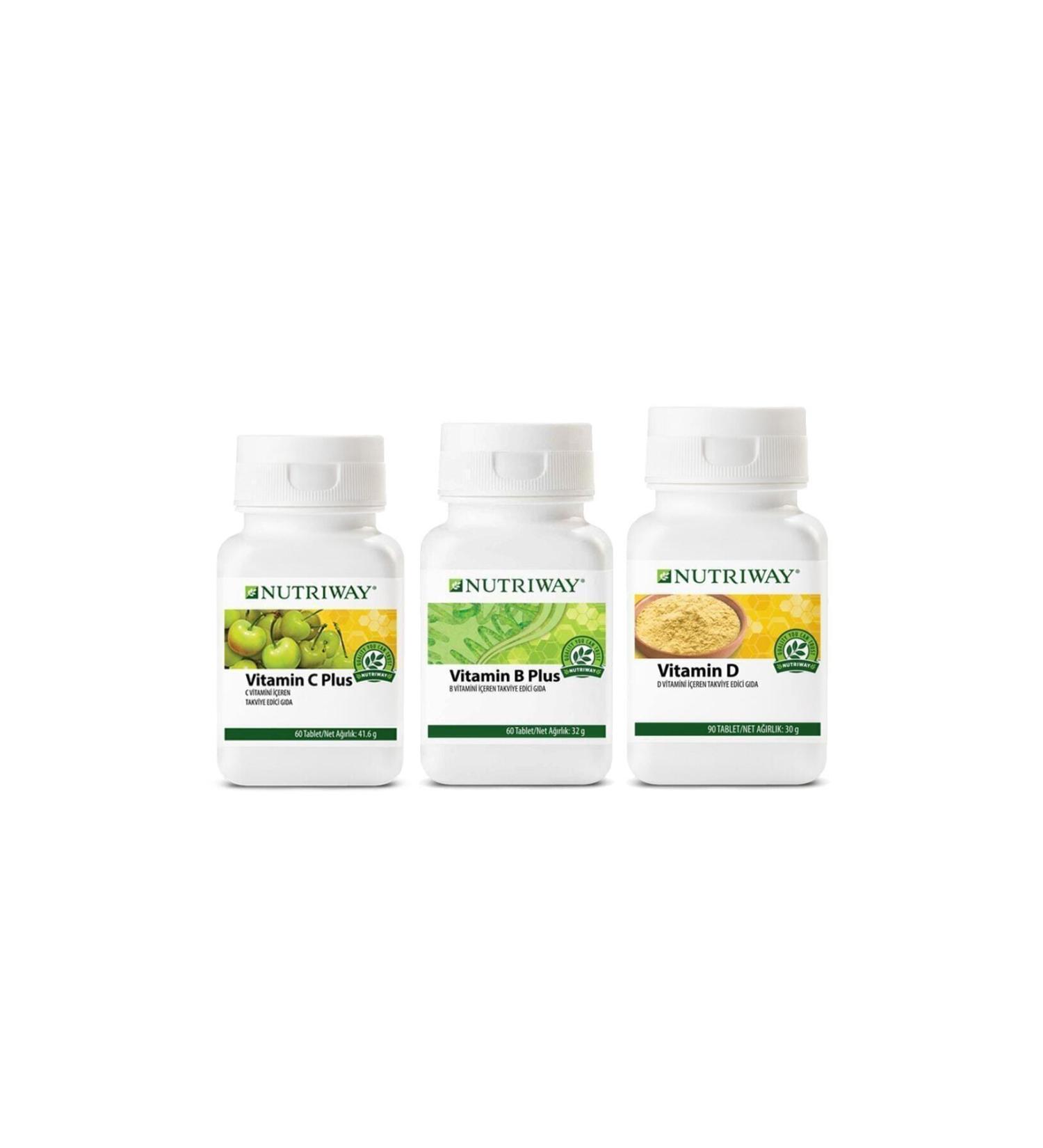 Amway Nutriway Corona Protection Vitamin Set C D and B Plus