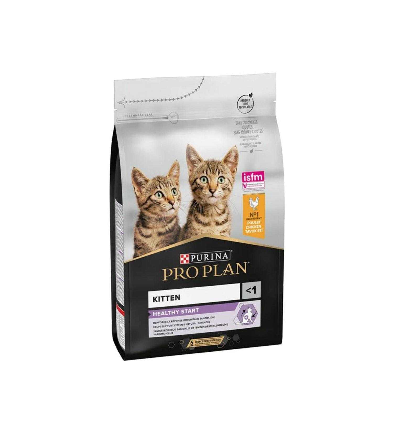 Purina Pro Plan Original Kitten Chicken Junior Kitten Cat Food 3 Kg - Buy Online on GoSupps.com