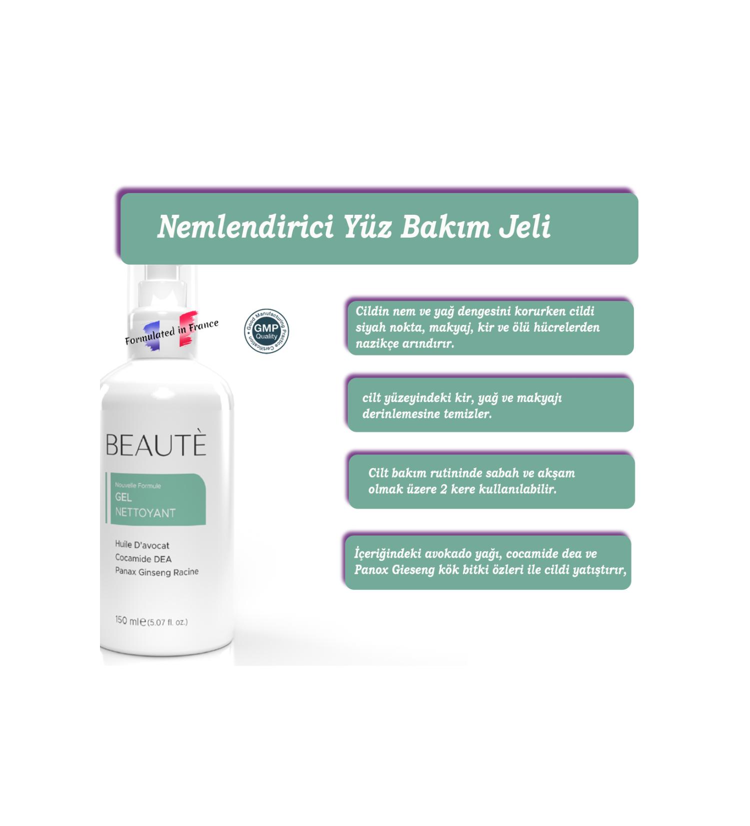 BEAUTE POUR TO Beaute Moisturizing Face Care and Cleansing Gel 150ml