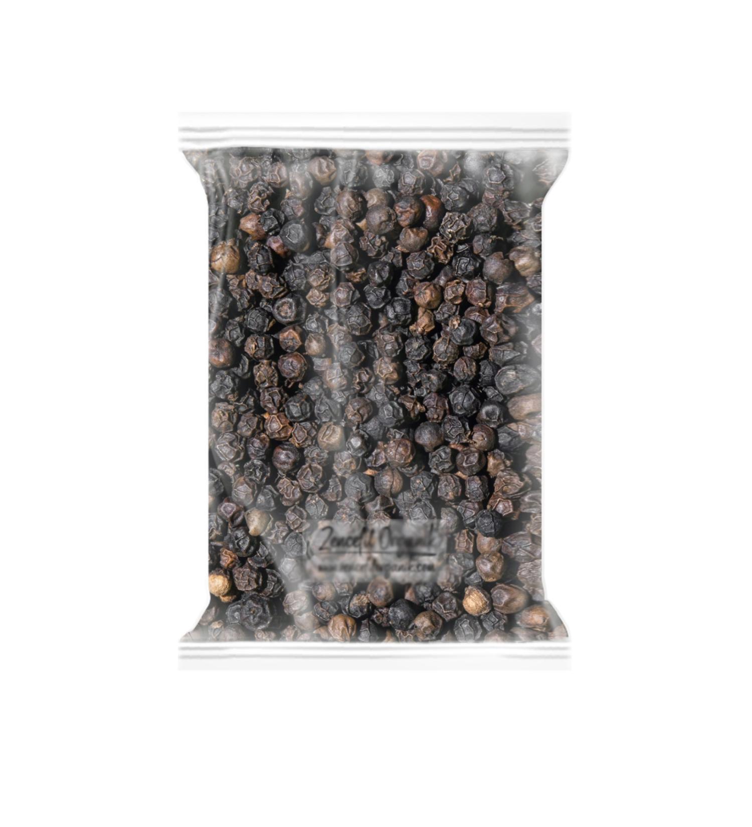 Ginger Organic Black Pepper Grain 250 Gr. Unground Black Pepper Black Pepper Black Pepper 0.25 Kg.