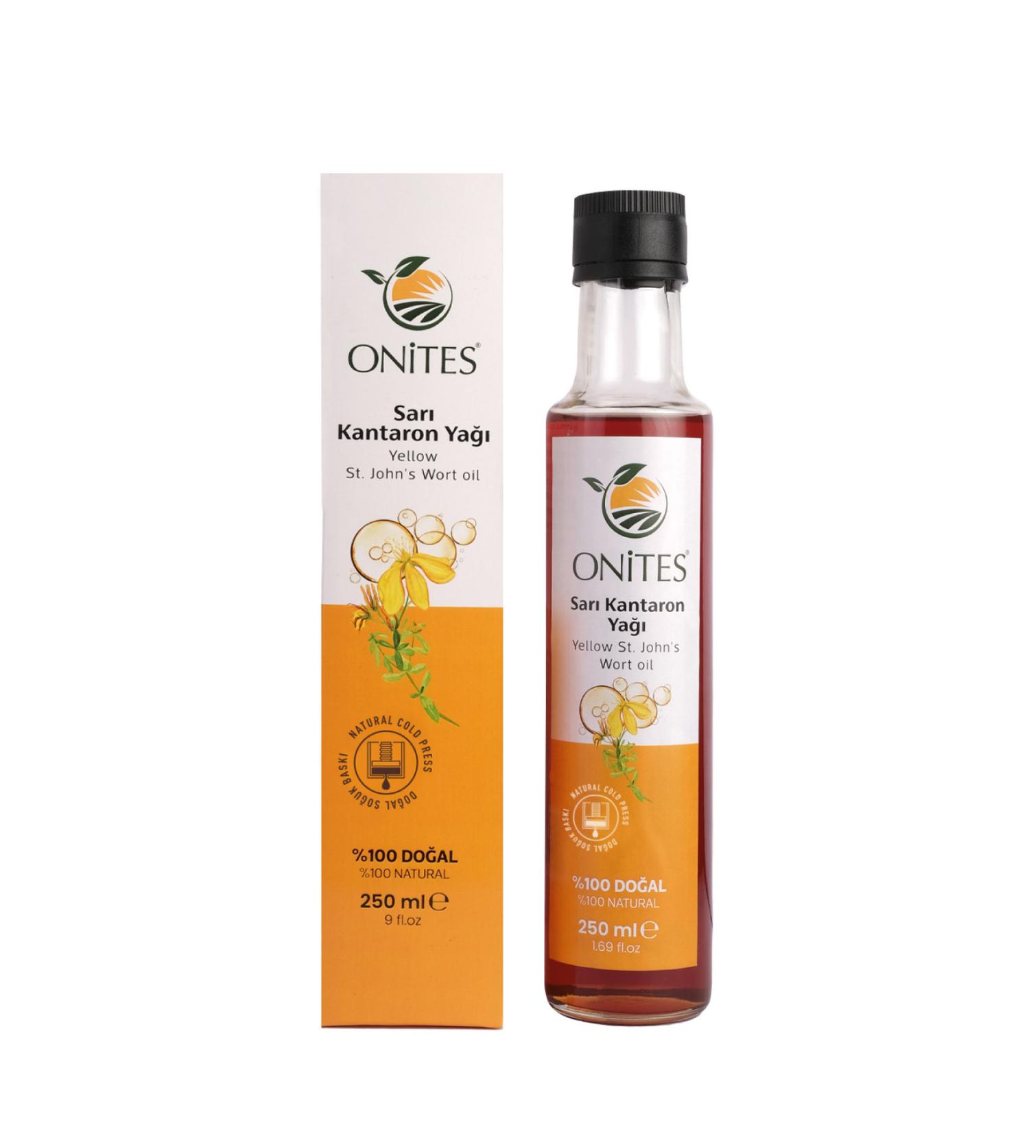 Onites Nature St. John's Wort Oil - 250ml Anti-Stain Anti-Wound and Anti-Scar Skin Care Oil