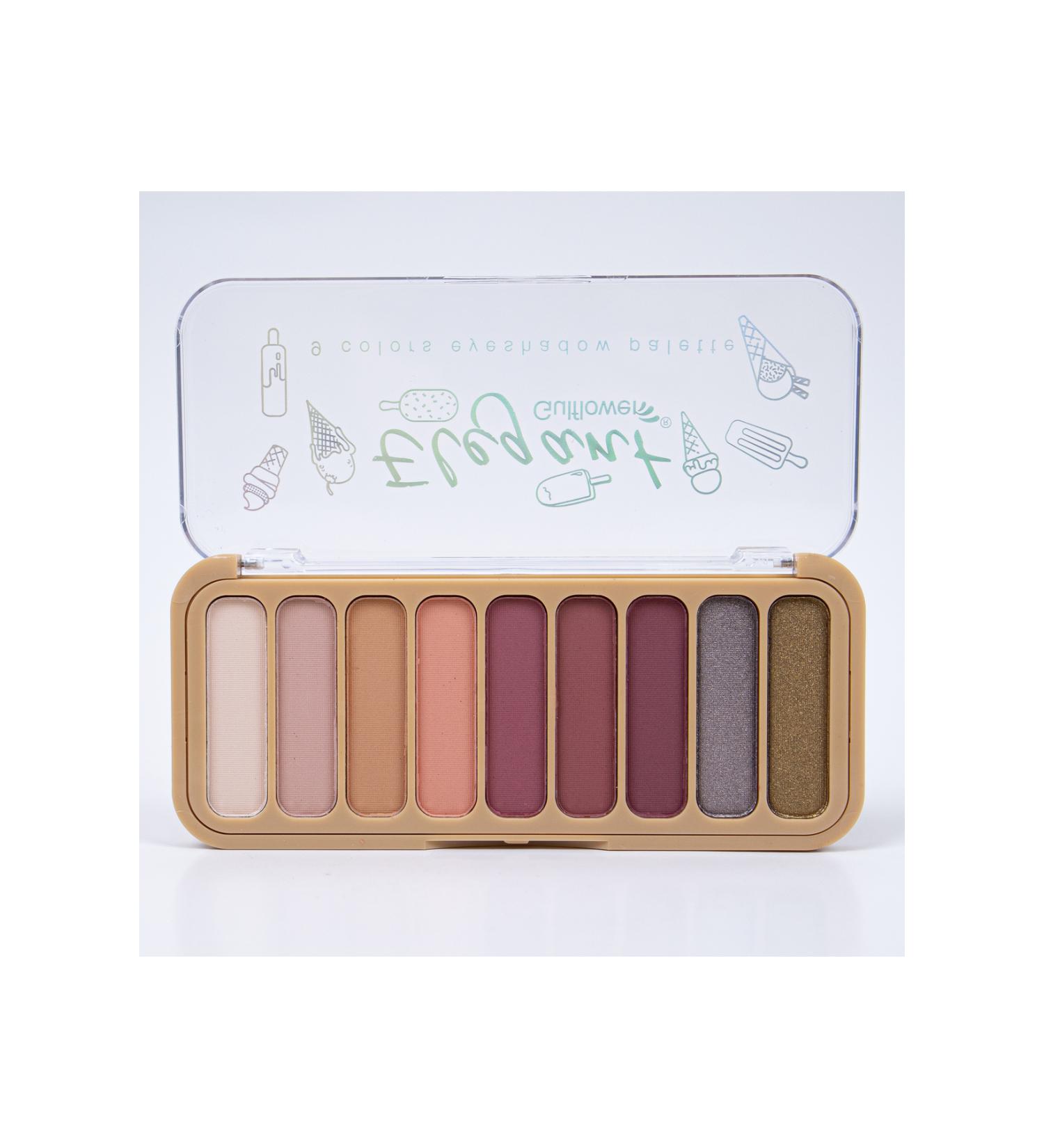 GulFlower 9-PIECE EYESHADOW PALETTE MATTE AND PEARL