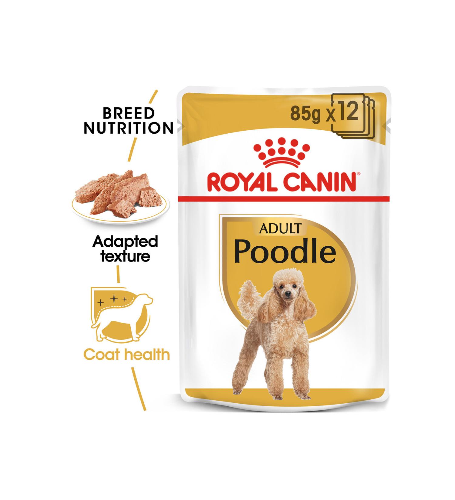 Royal Canin Pouch Poodle Breed Special Wet Dog Food 85 Gr * 12 Pieces