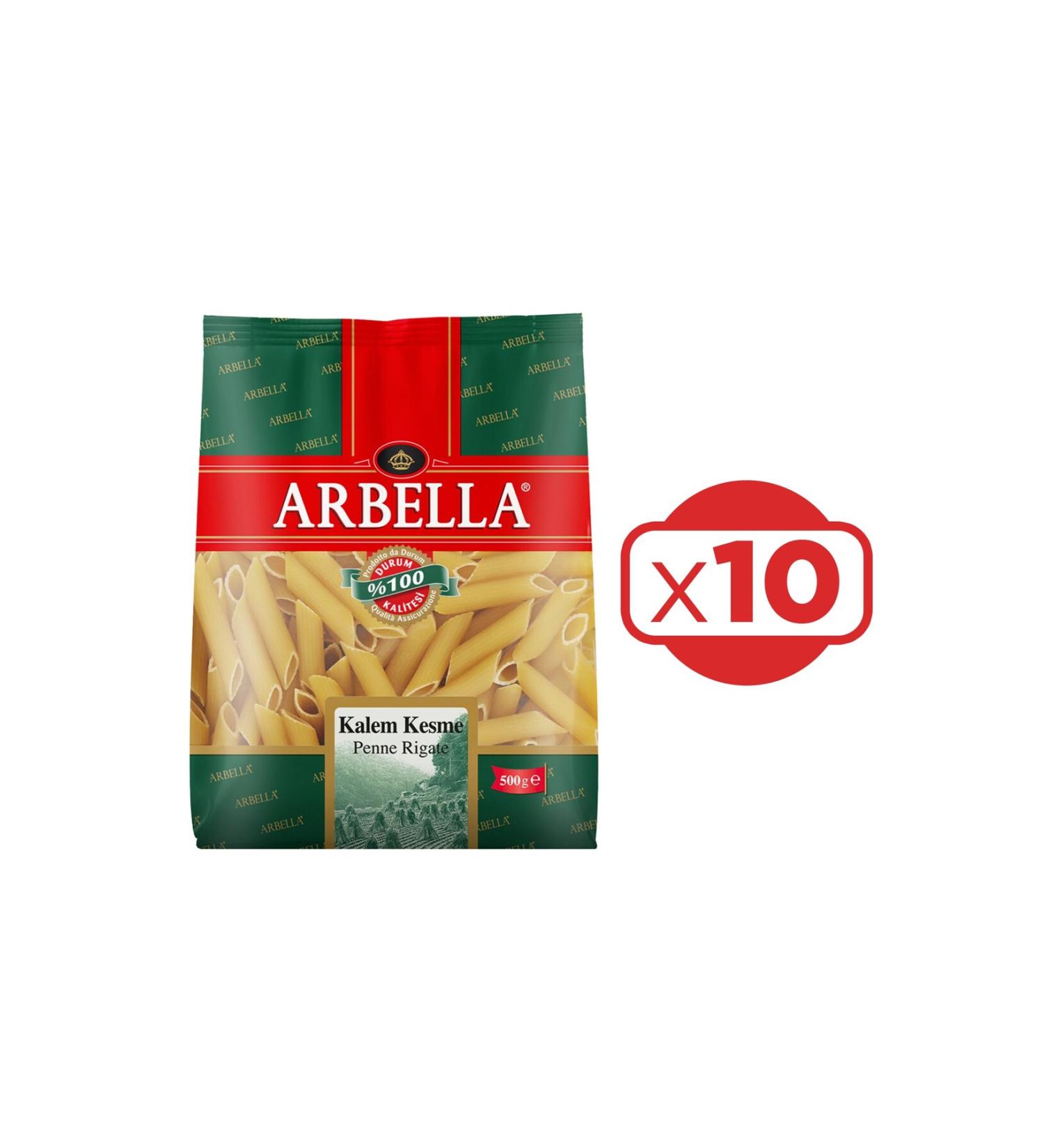 Arbella Pencil Cut Pasta 500 gr x 10 Pieces