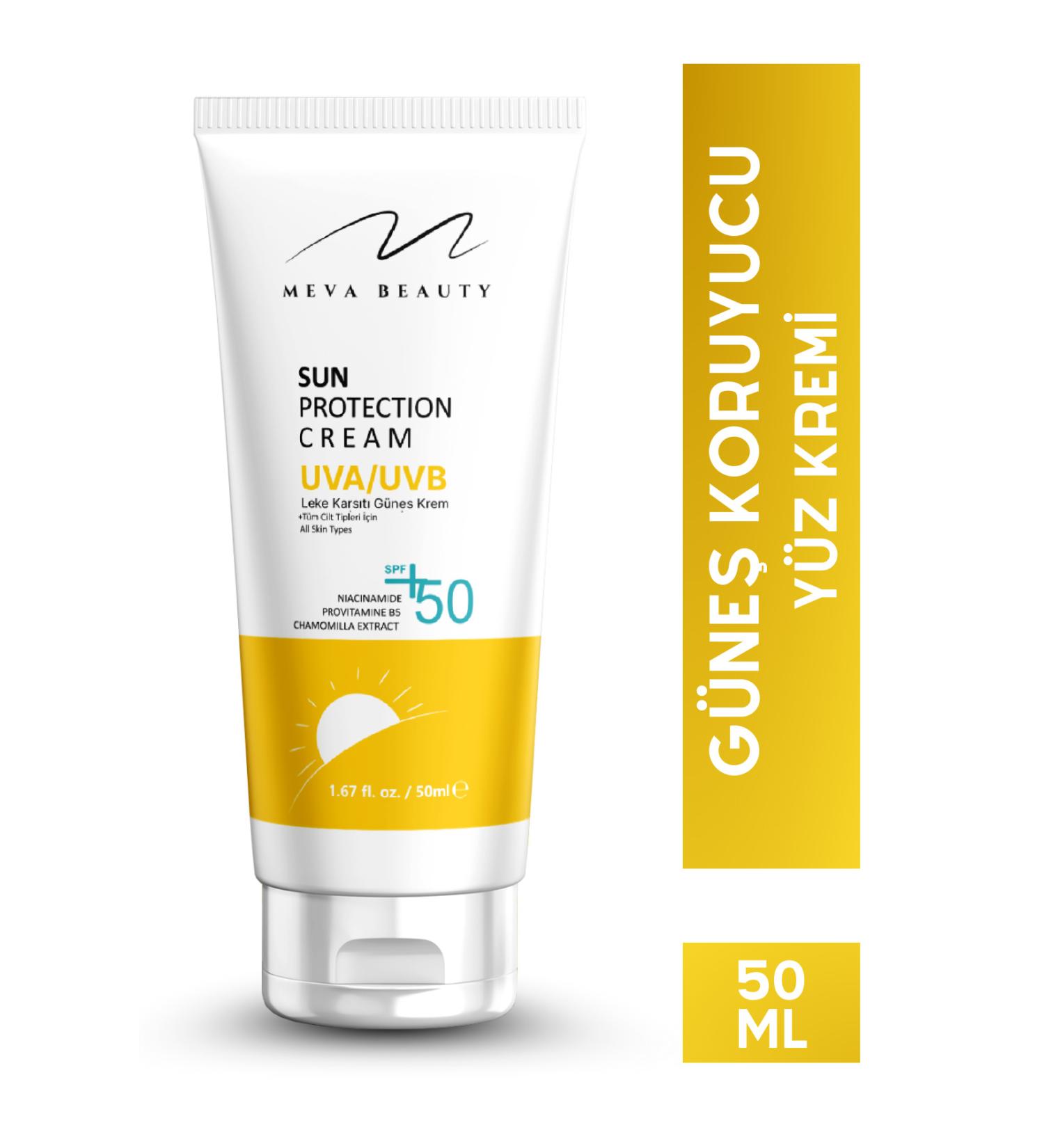 Meva Beauty Beauty Anti-Spot High Protection Face Sun Cream Spf 50 - Buy Online on GoSupps.com
