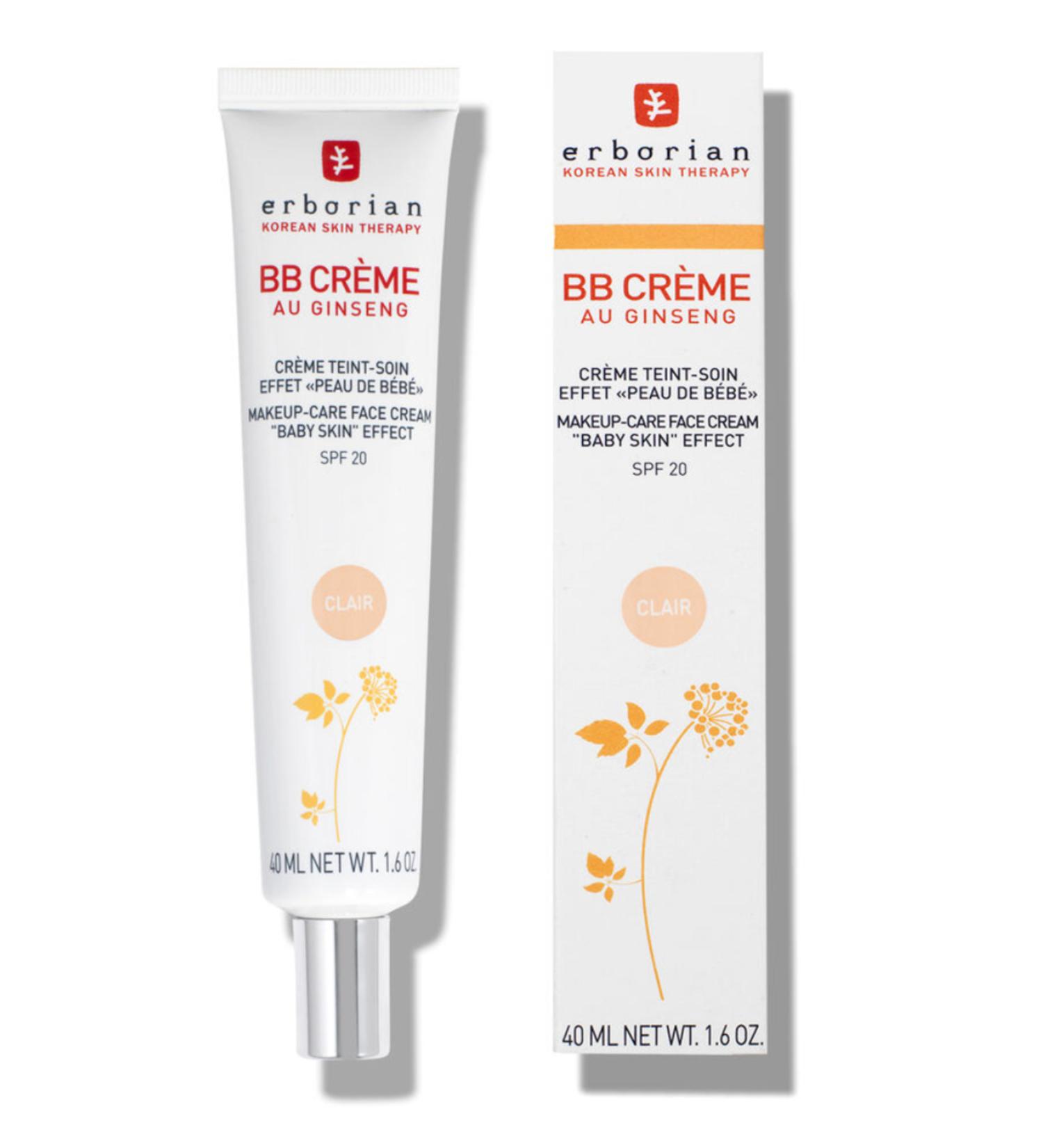erborian BB Cr me Au Ginseng - Baby Skin Effect Makeup-Care Face CreamSPF20+ 40 Ml - Buy Online on GoSupps.com