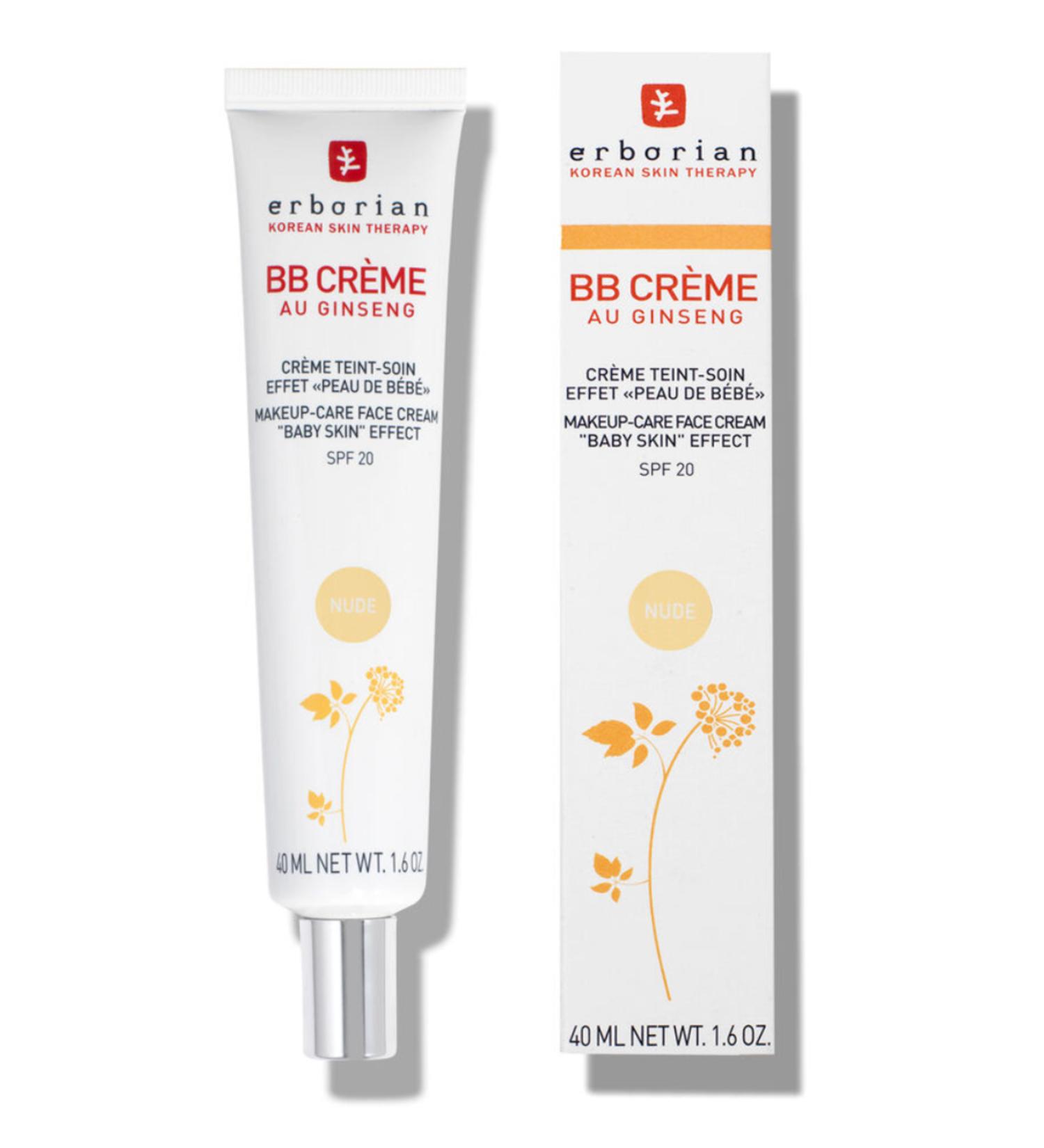erborian BB Cr me Au Ginseng - Baby Skin Effect Makeup-Care Face CreamSPF20+ 40 Ml - Buy Online on GoSupps.com