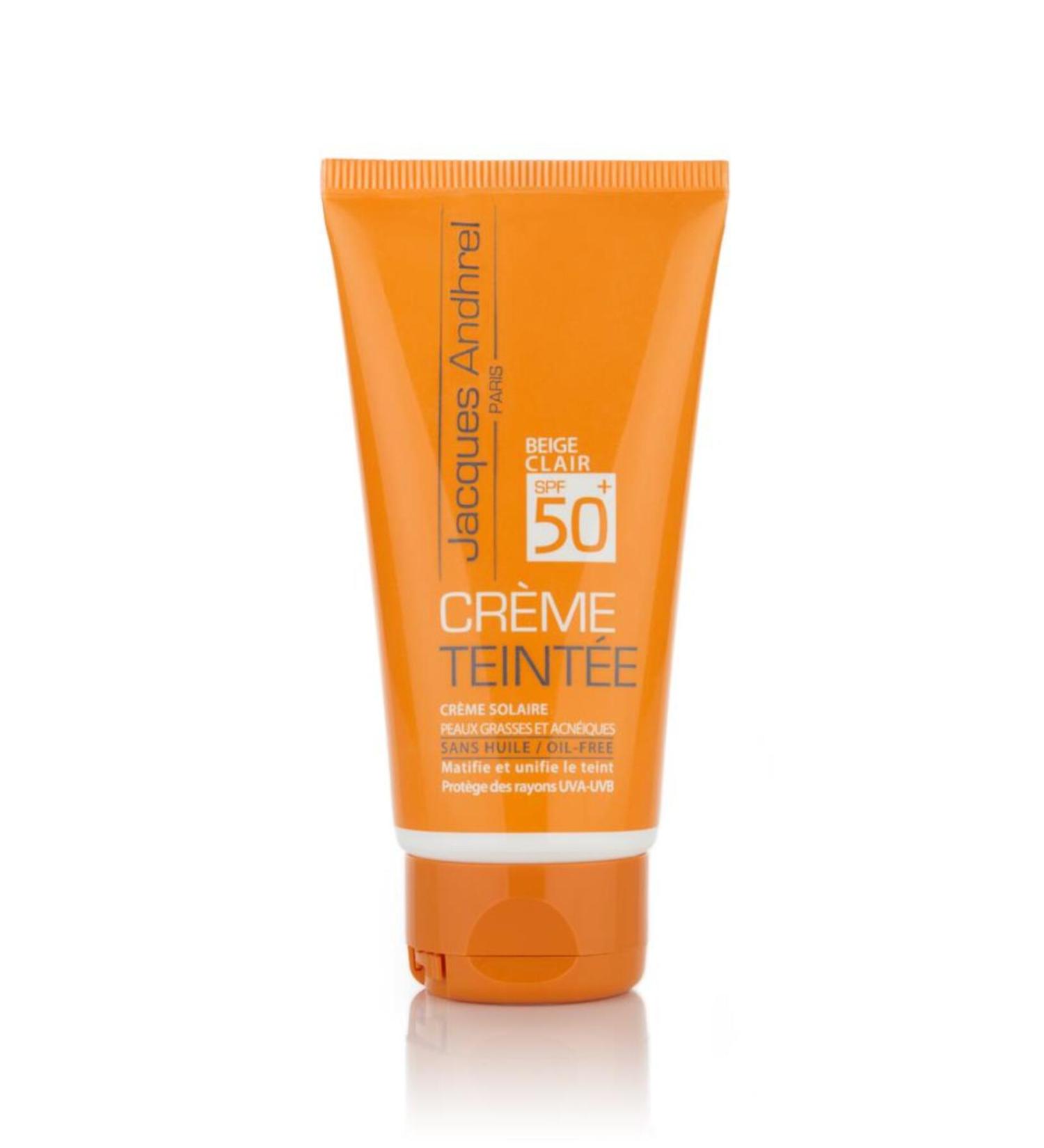 Jacques Andhrel Tinted Sunscreen SPF 50+ Combination and Oily Skin 50 ml