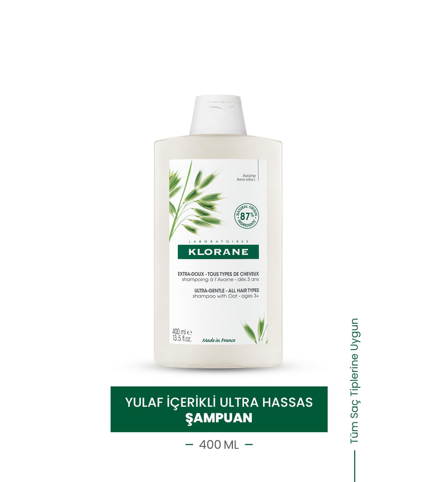 Klorane Oatmeal Ultra Sensitive Shampoo 400 Ml - Buy Online on GoSupps.com