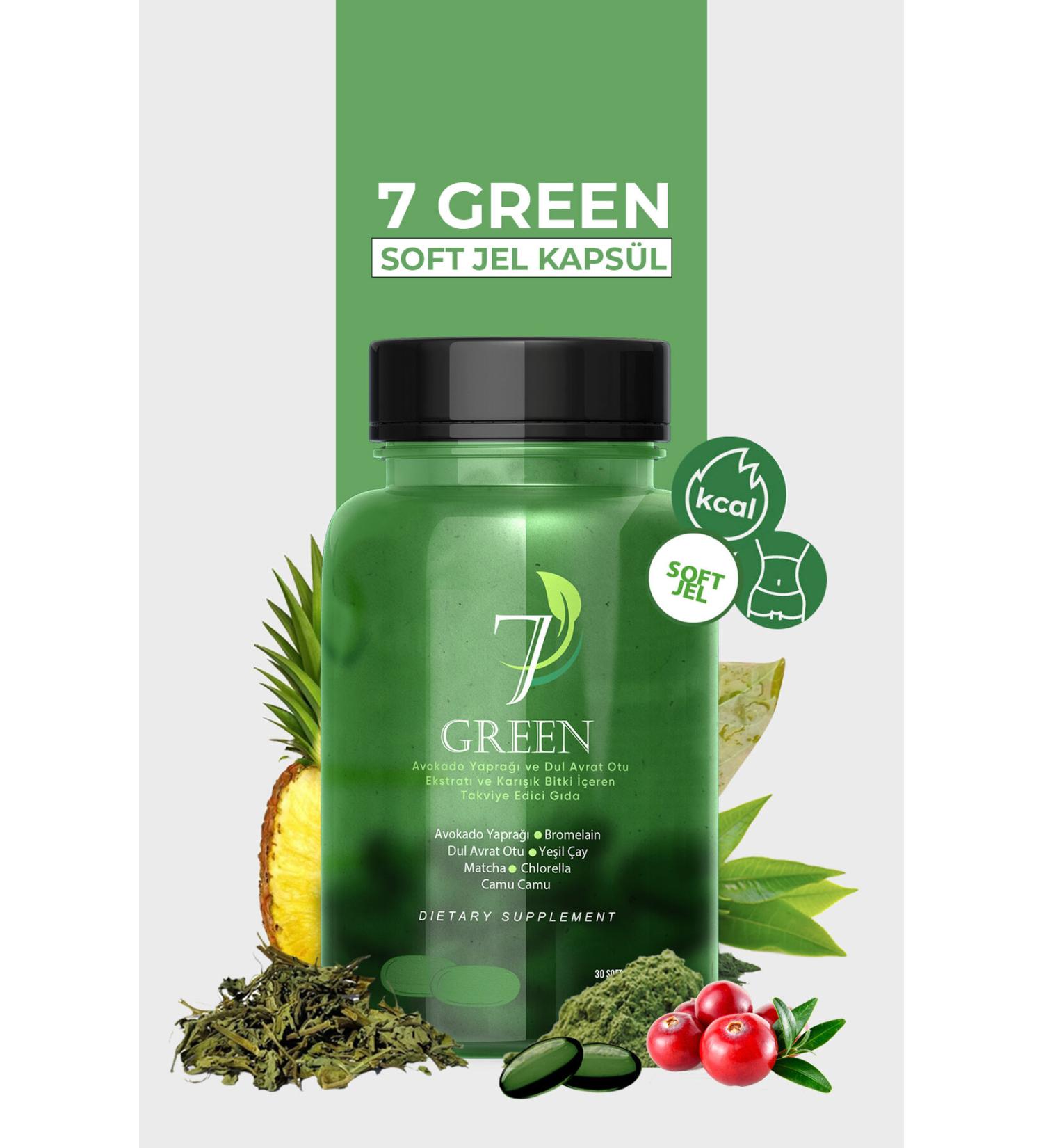 Detox Capsule with 7 Green Avocado Leaves and Widow's Ear Extract