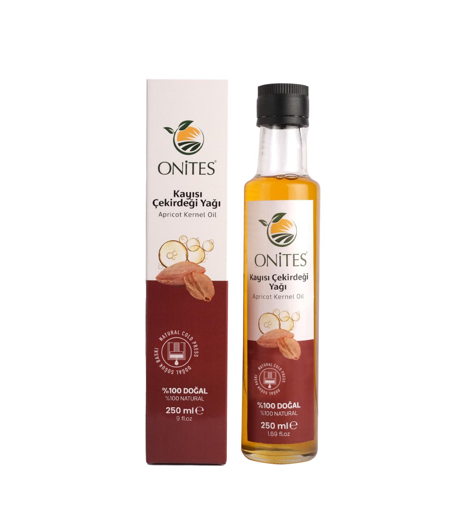 Onites Nature Apricot Kernel Oil-250 ml Anti-Dryness Skin Care Oil