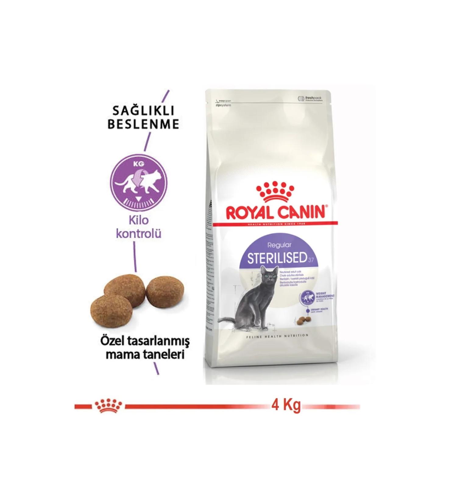 Royal Canin Sterilized 37 Neutered Cat Food 4 Kg 06/2024 petticino674980