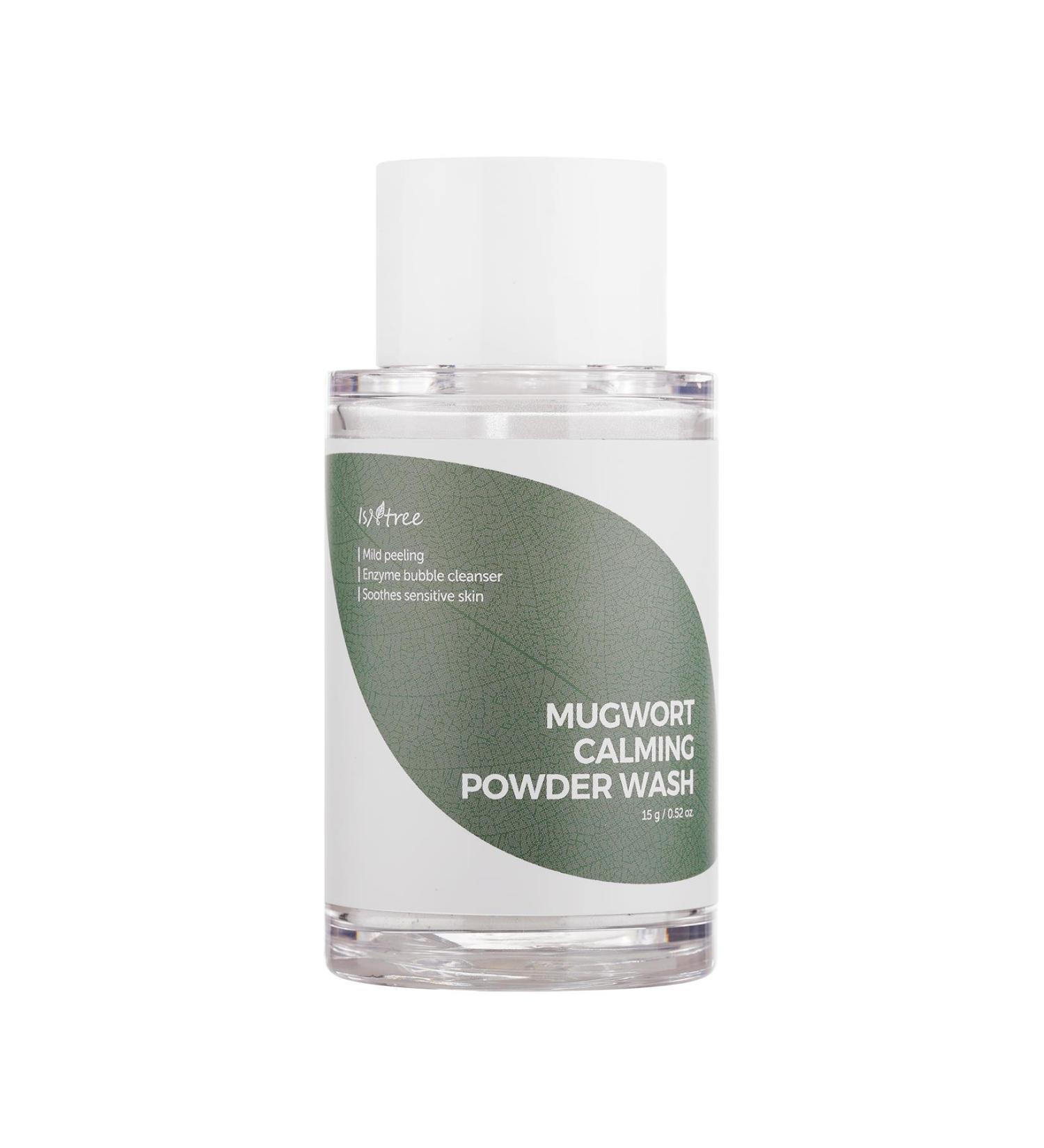 Isntree Mugwort Calming Powder Wash 15 Gr (Skin Smoothing Enzyme Cleanser) - Buy Online on GoSupps.com