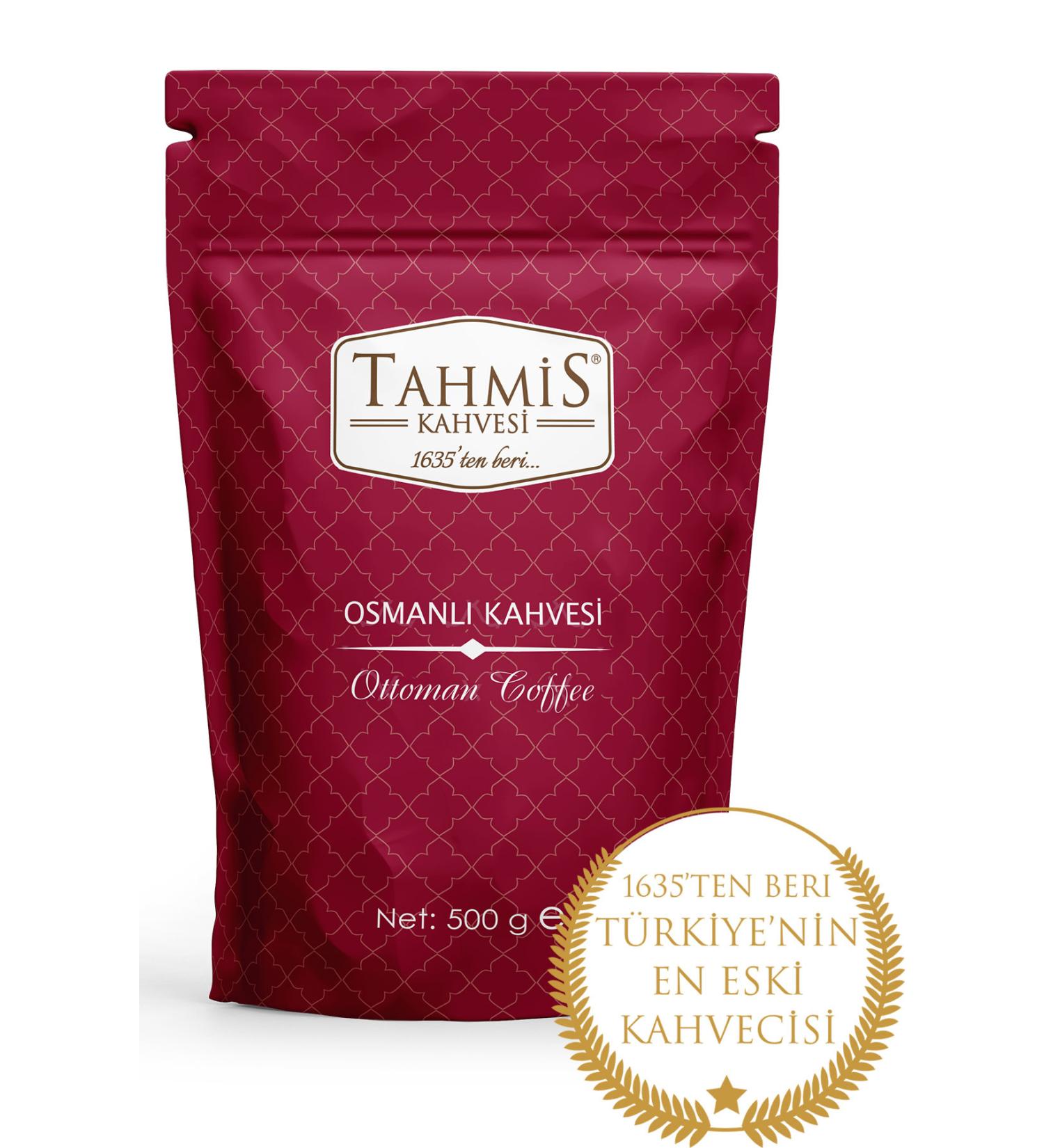 Tahmis Ottoman Coffee (THE ELIXIR OF THE TURKISH SULTAN) 500 gr Doypack Package - 7 Mixtures - Buy Online on GoSupps.com