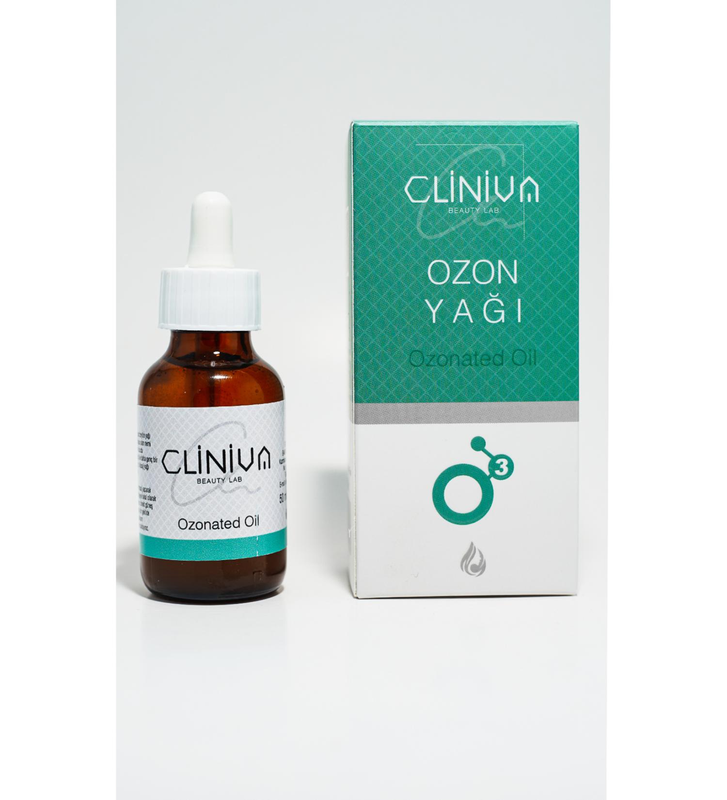 CLINIVA COSMETICS Natural Ozone Oil (OZONATED PURE OLIVE OIL) 0 Natural 50ml