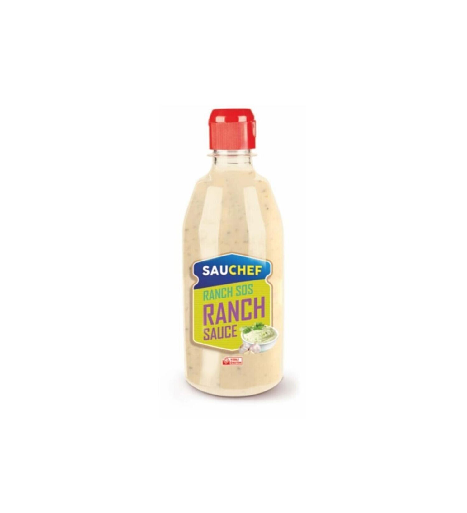 SAUCHEF Ranch Sauce 500 gr Pet Bottle X 12 Pieces - 1 Box