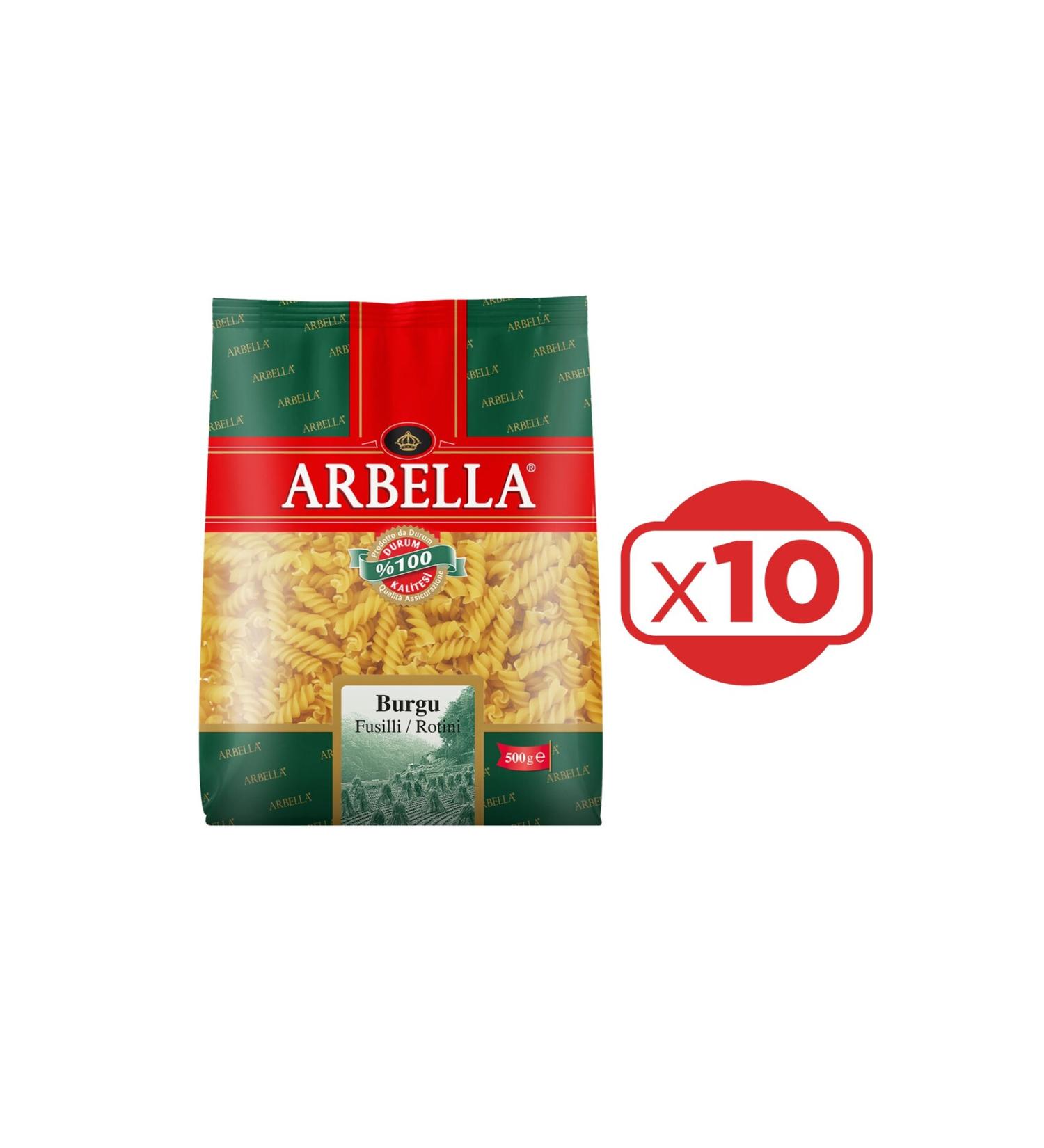 Arbella Spiral Pasta 500 gr x 10 Pieces
