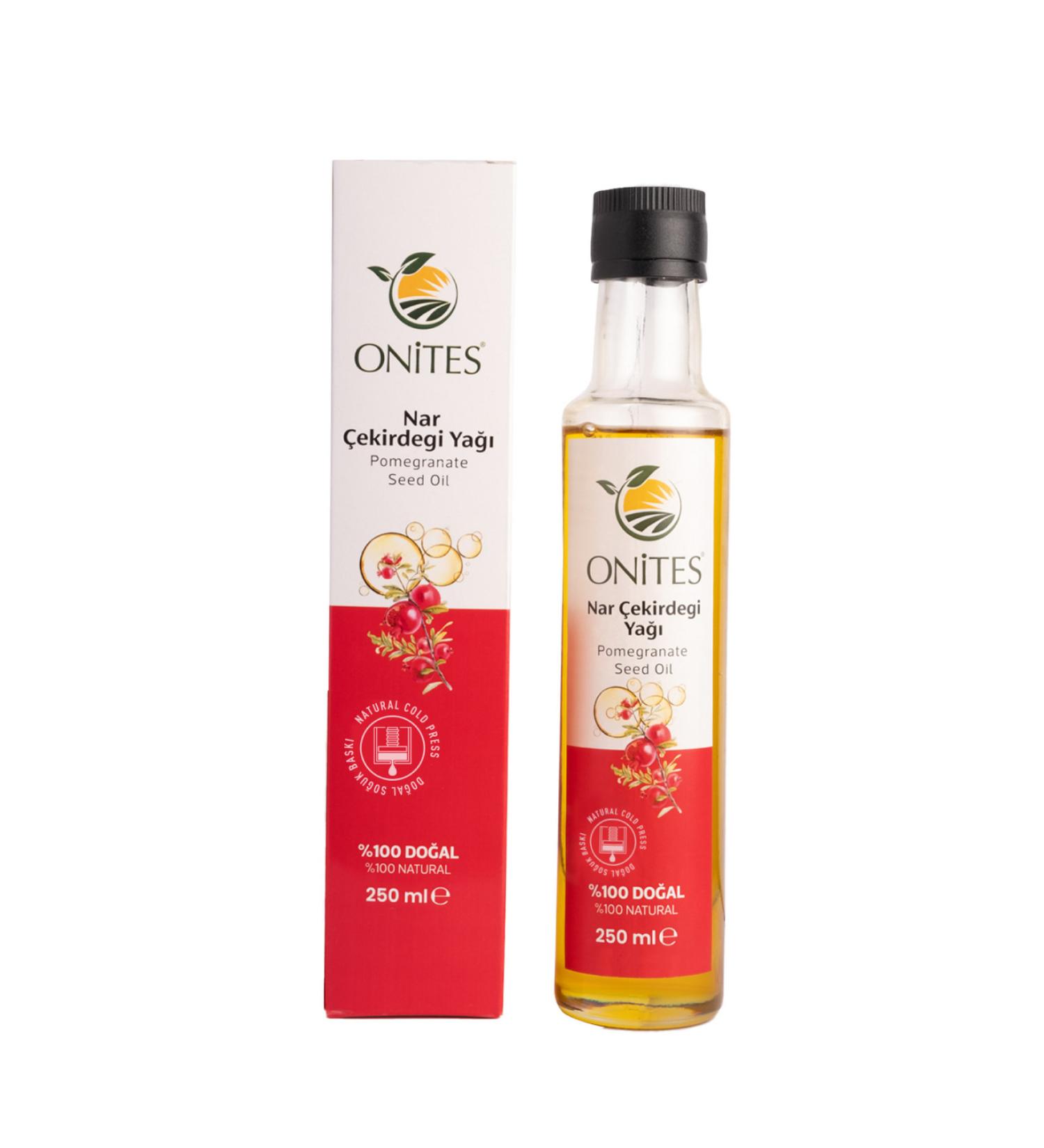 Onites Nature Pomegranate Seed Oil - 250 ml Moisturizing Effective Skin Care Oil