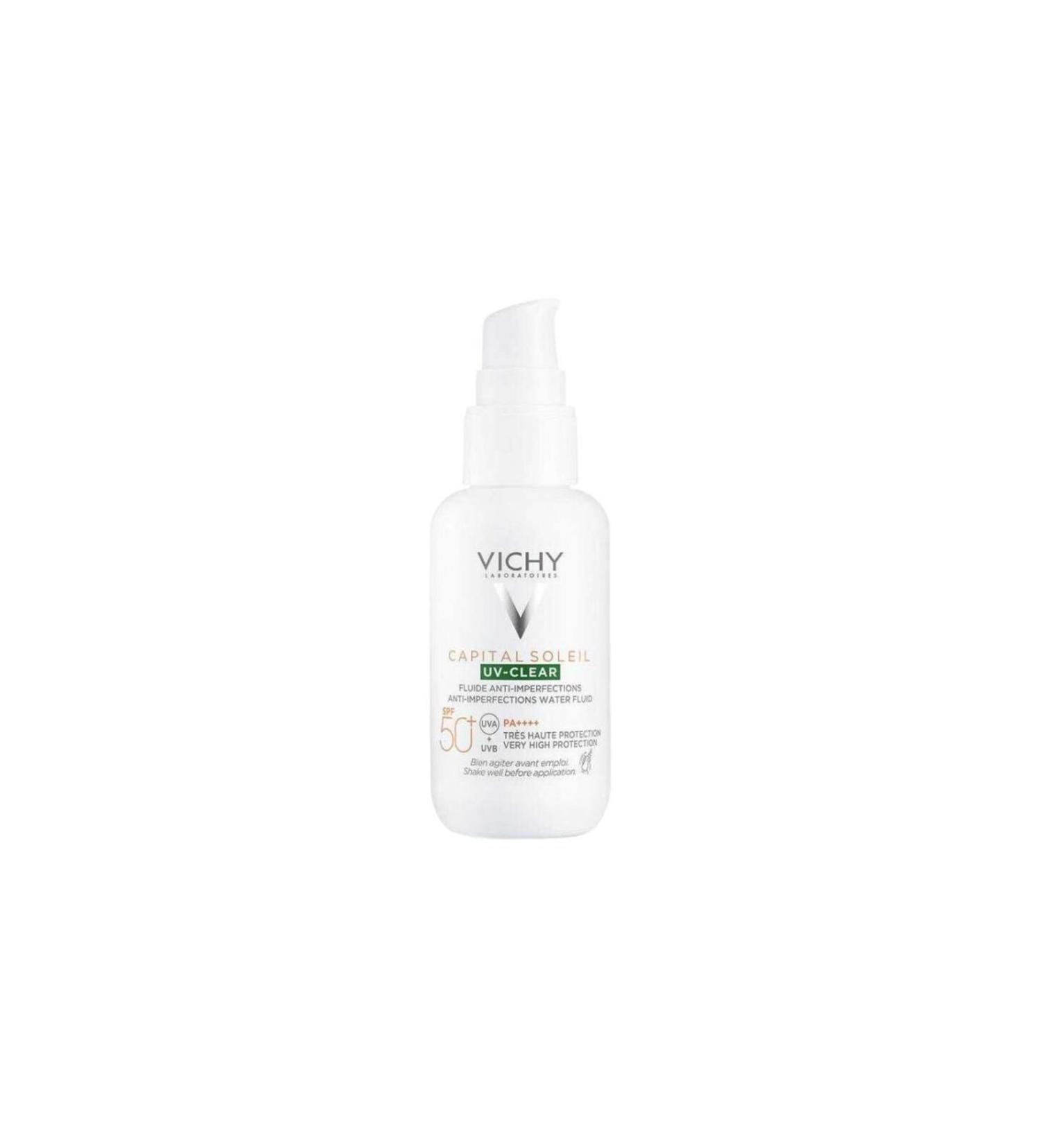 Vichy Capital Soleil UV Clear Spf50+ Sunscreen Against Oiliness and Skin Imperfections 40 ml