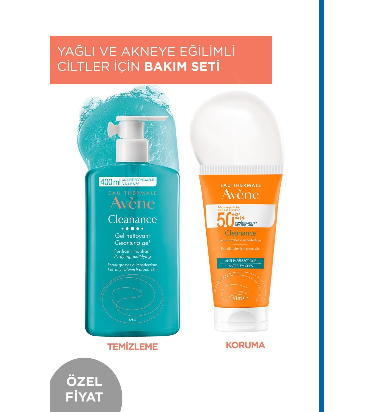 Avene Care Set for Oily and Acne Prone Skin